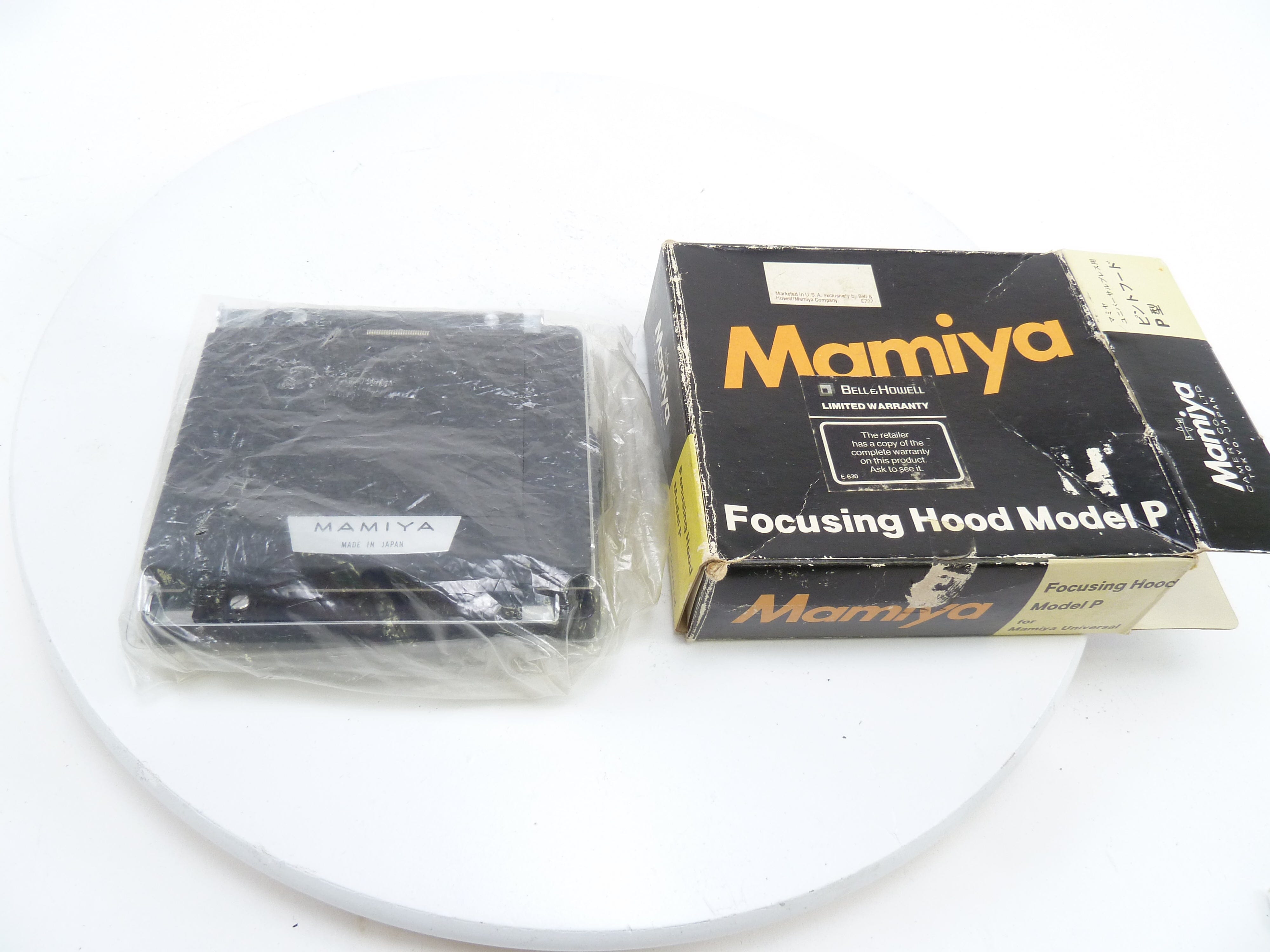 Mamiya Focus Hood P for Universal or Press Mamiya Cameras