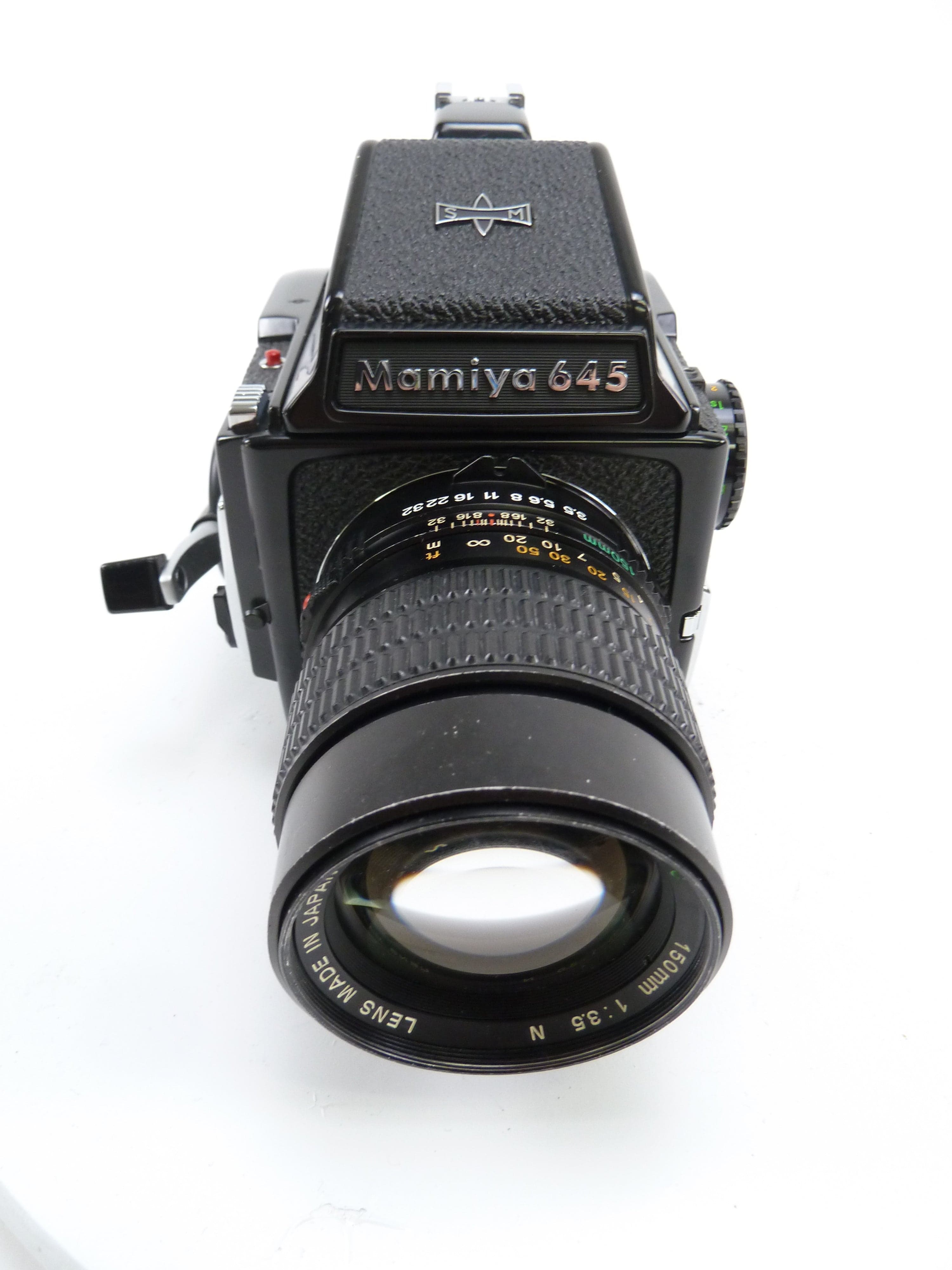 Mamiya M645 1000S Camera Outfit with 150MM F3.5 N Lens and Prism Finder