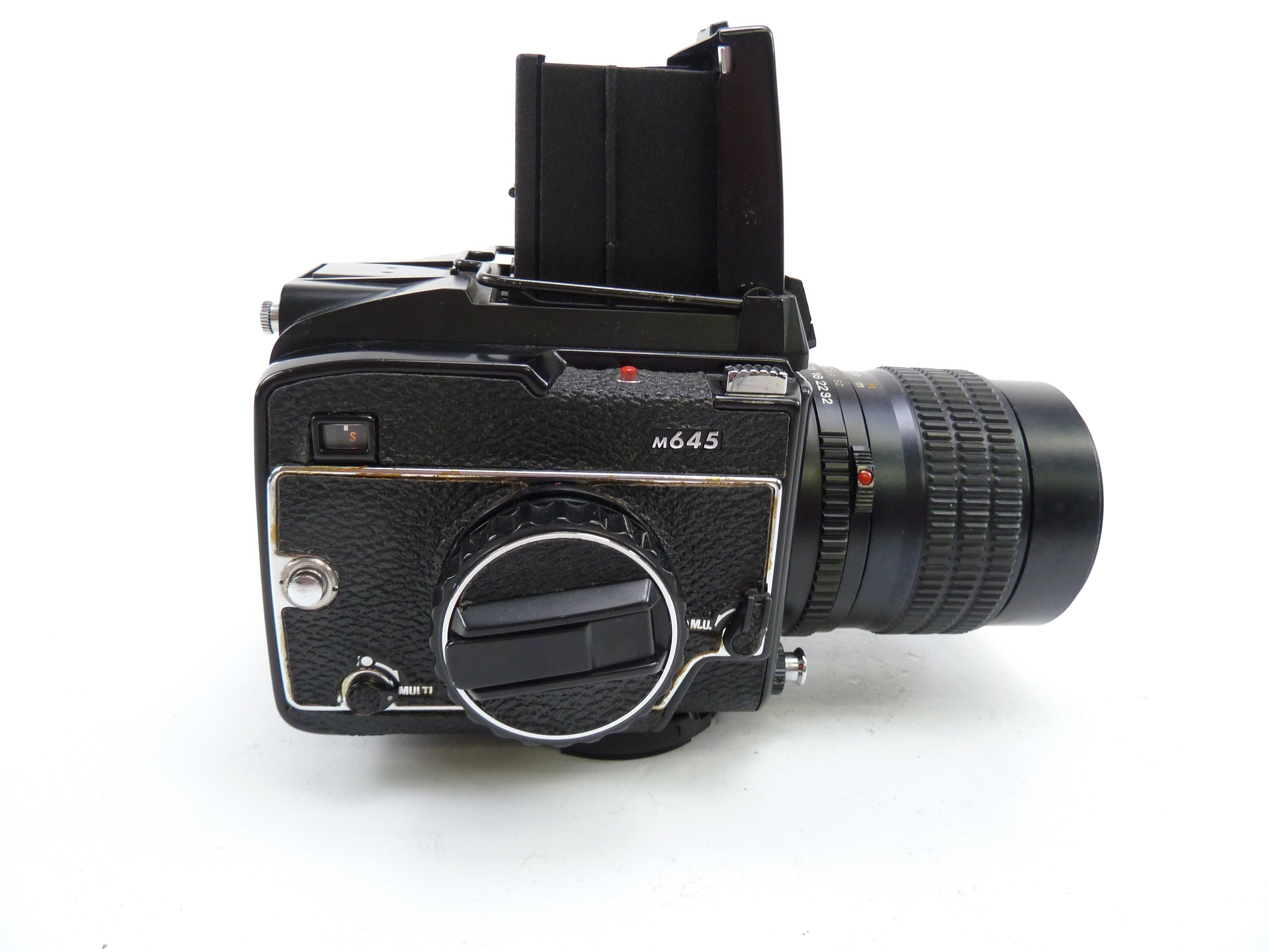 Mamiya M645 Camera Outfit with 150MM F3.5 N Lens and Waist Level Finder