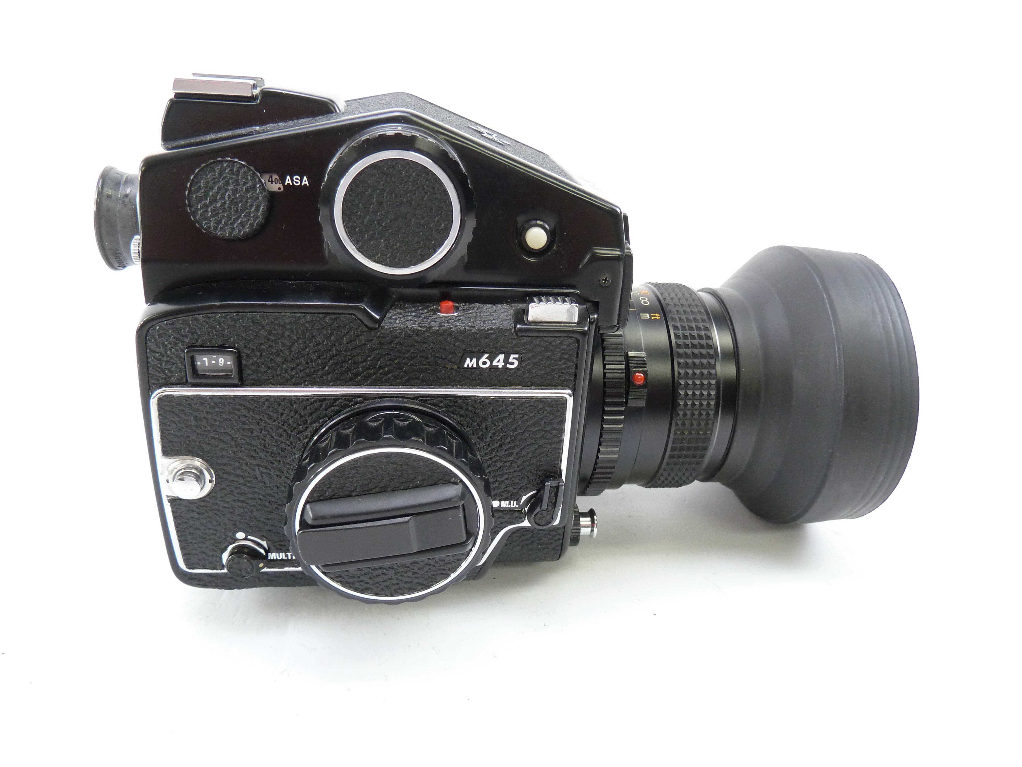 Mamiya M645 Camera Outfit with PD Meter Prism and 80MM F2.8 C Lens