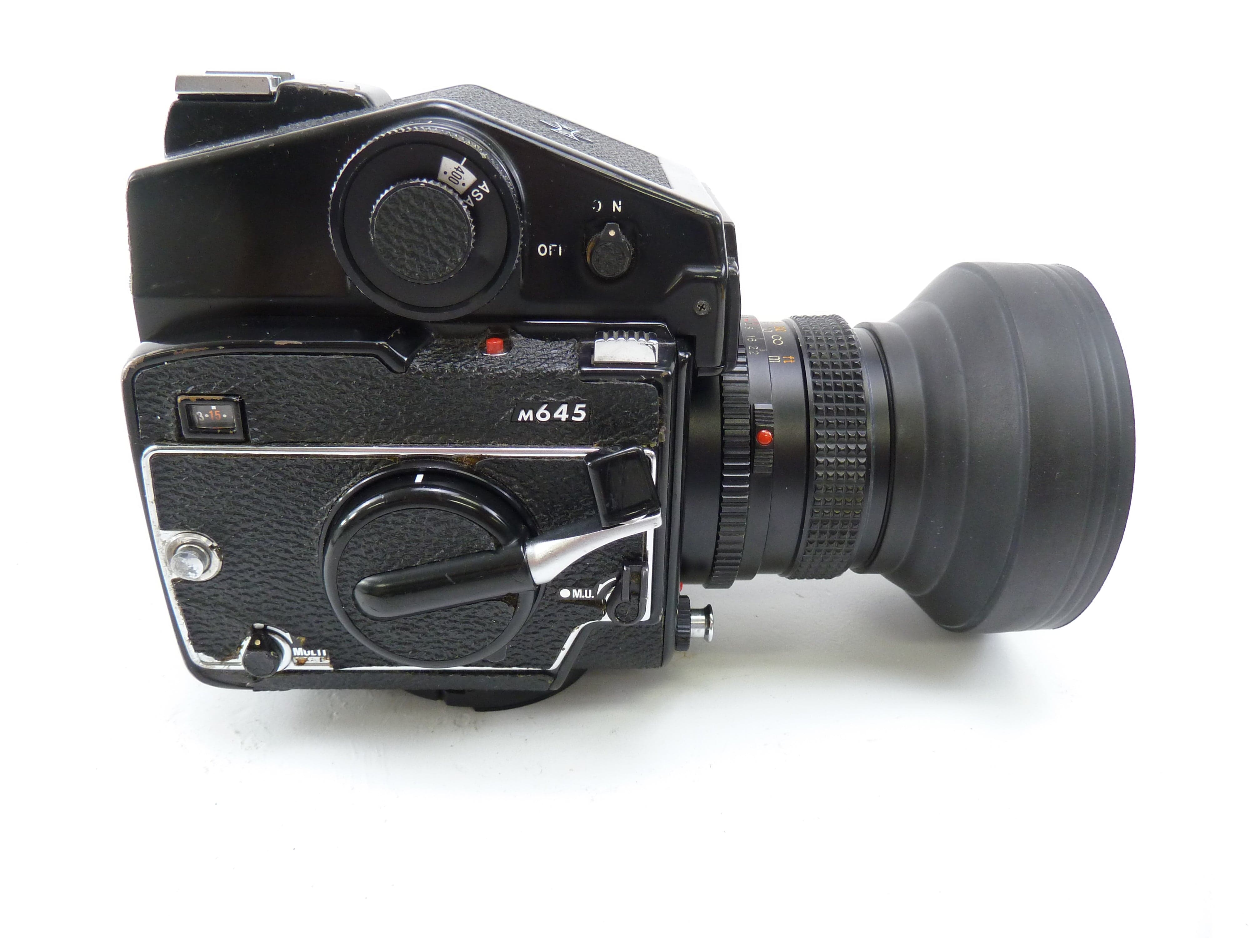 Mamiya M645 with CDS Meter Prism and 80MM f2.8 C Lens