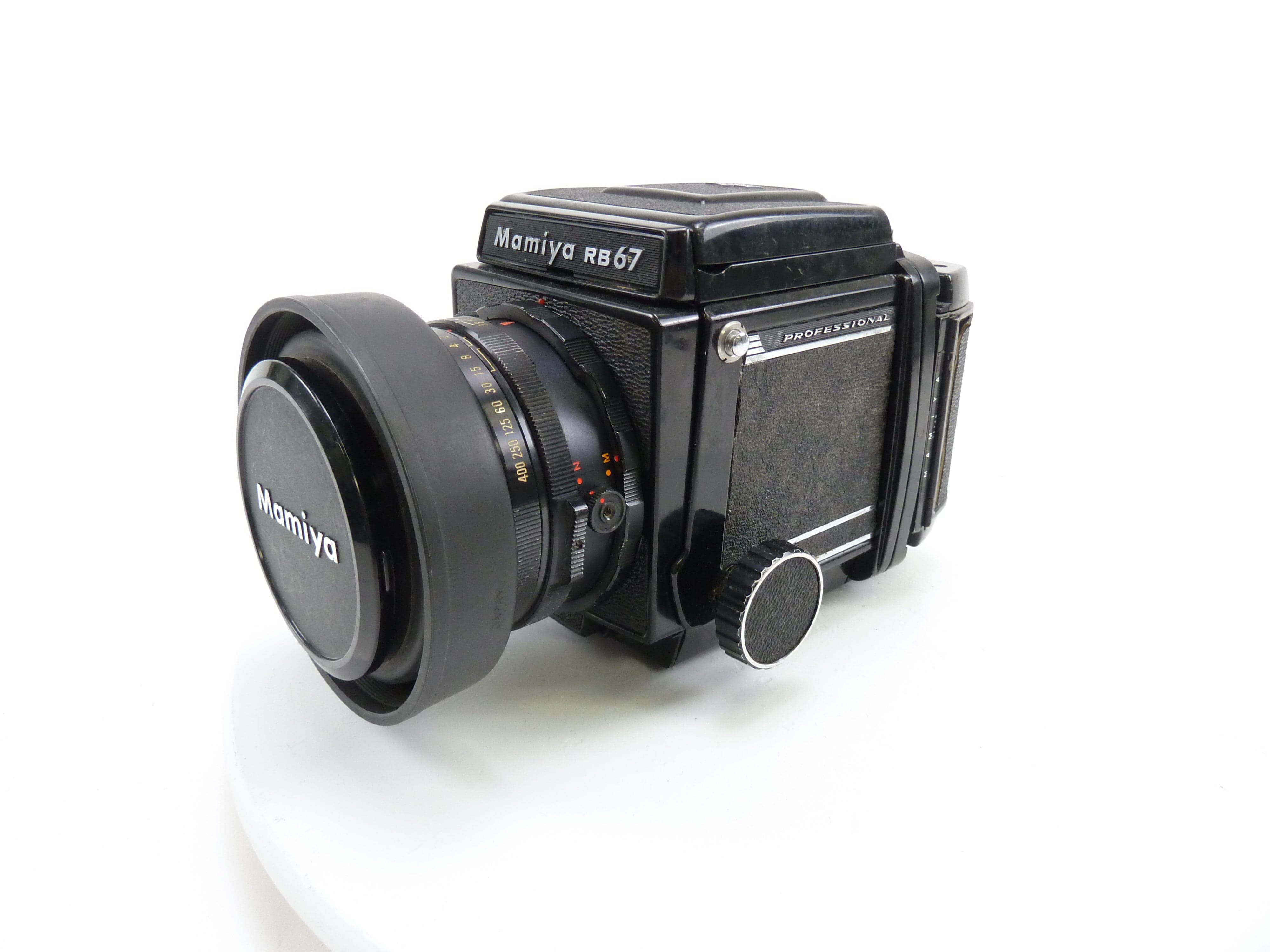 Mamiya RB67 Complete Camera Outfit with 127MM f3.8 Lens, 120 Back, and WLF