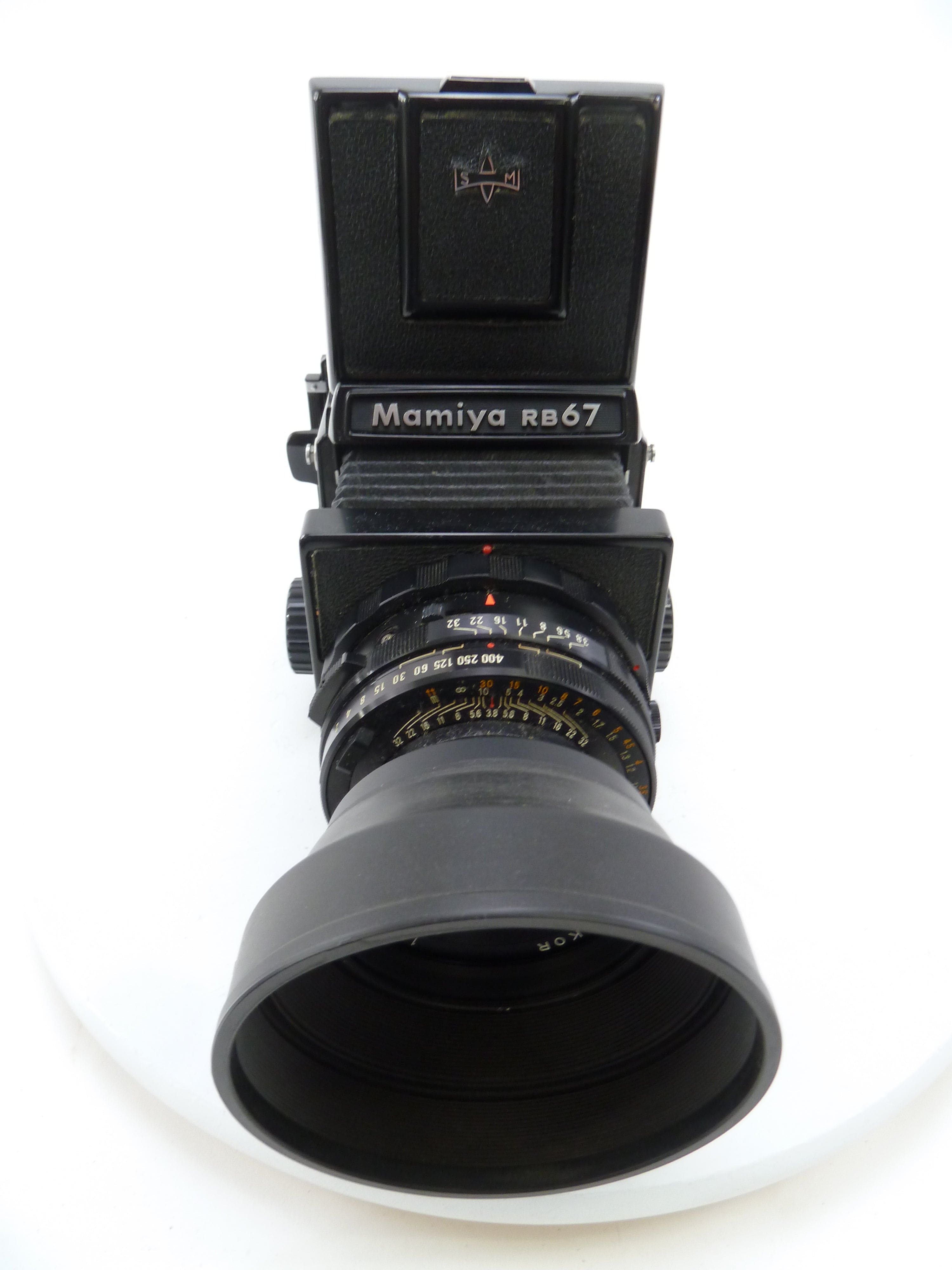 Mamiya RB67 Complete Kit with 90MM F3.8 Lens, 120 Film Back, and WLF