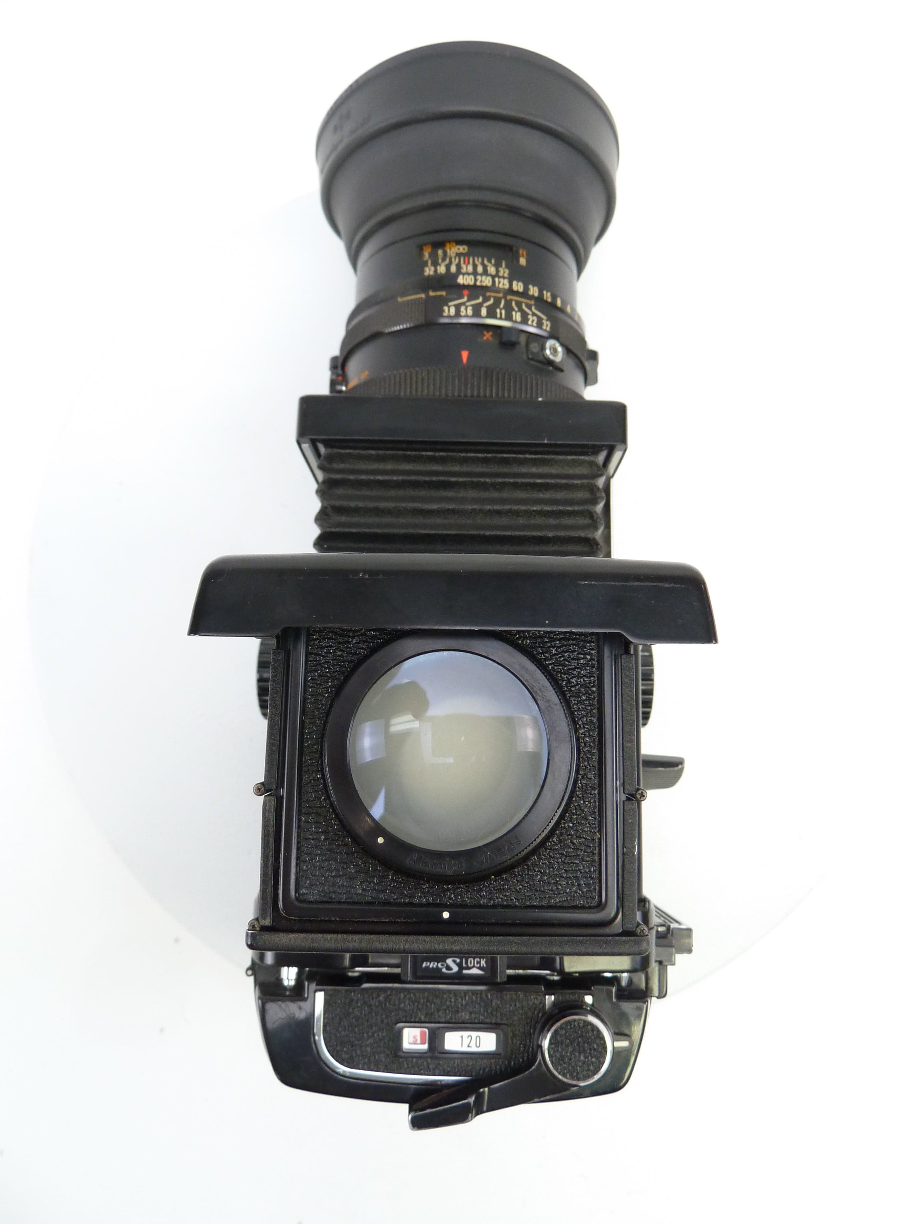 Mamiya RB67 Pro S Kit with 90MM f3.8 NB Lens, Pro S 120 Film Back, and WLF