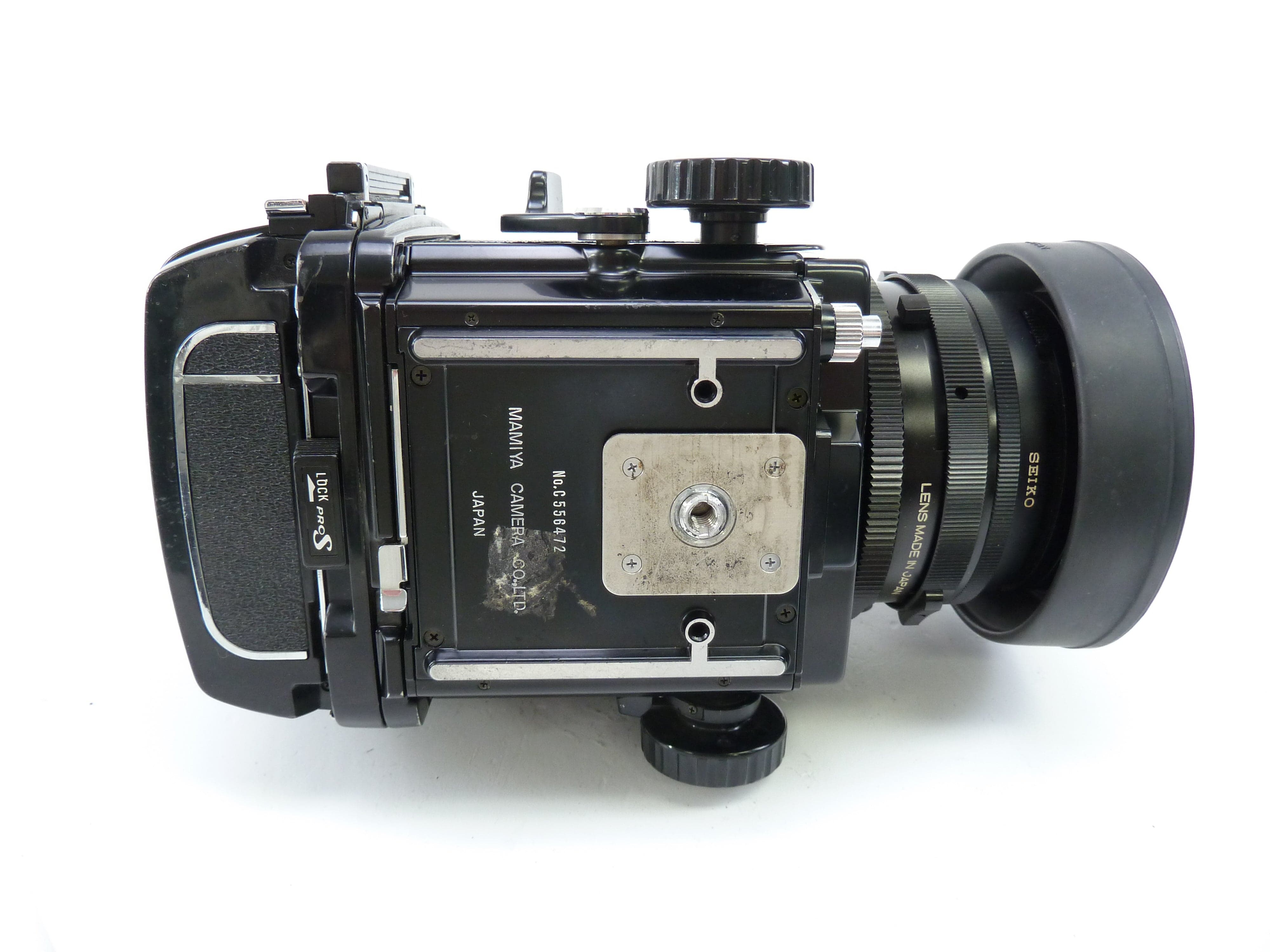 Mamiya RB67 Pro S Outfit with 127MM F3.8 C Lens, Pro S 120 Film Back, and WLF