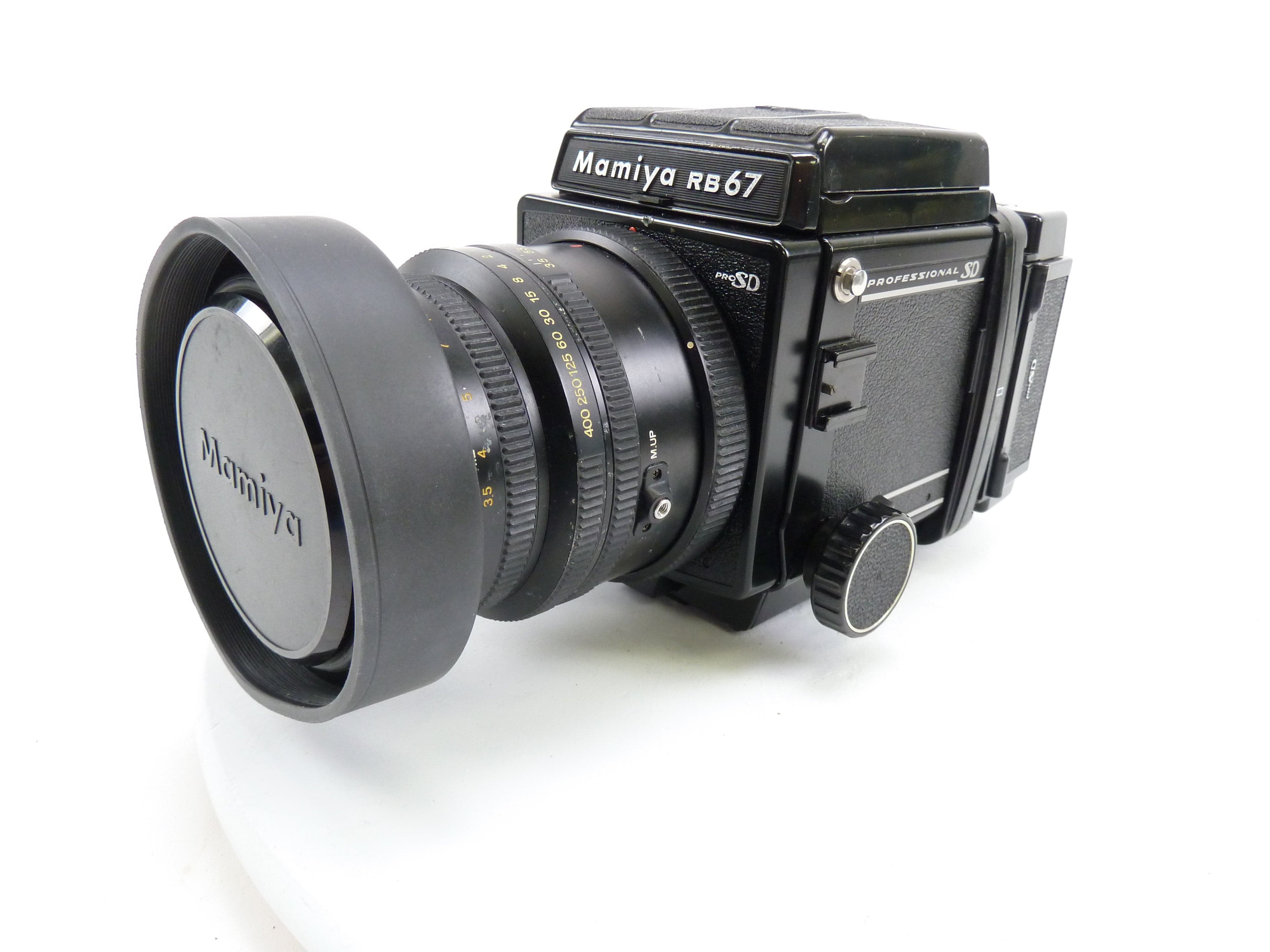 Mamiya RB67 Pro SD Outfit with 90MM F3.5 K/L Lens, Pro SD 120 Back, and WLF