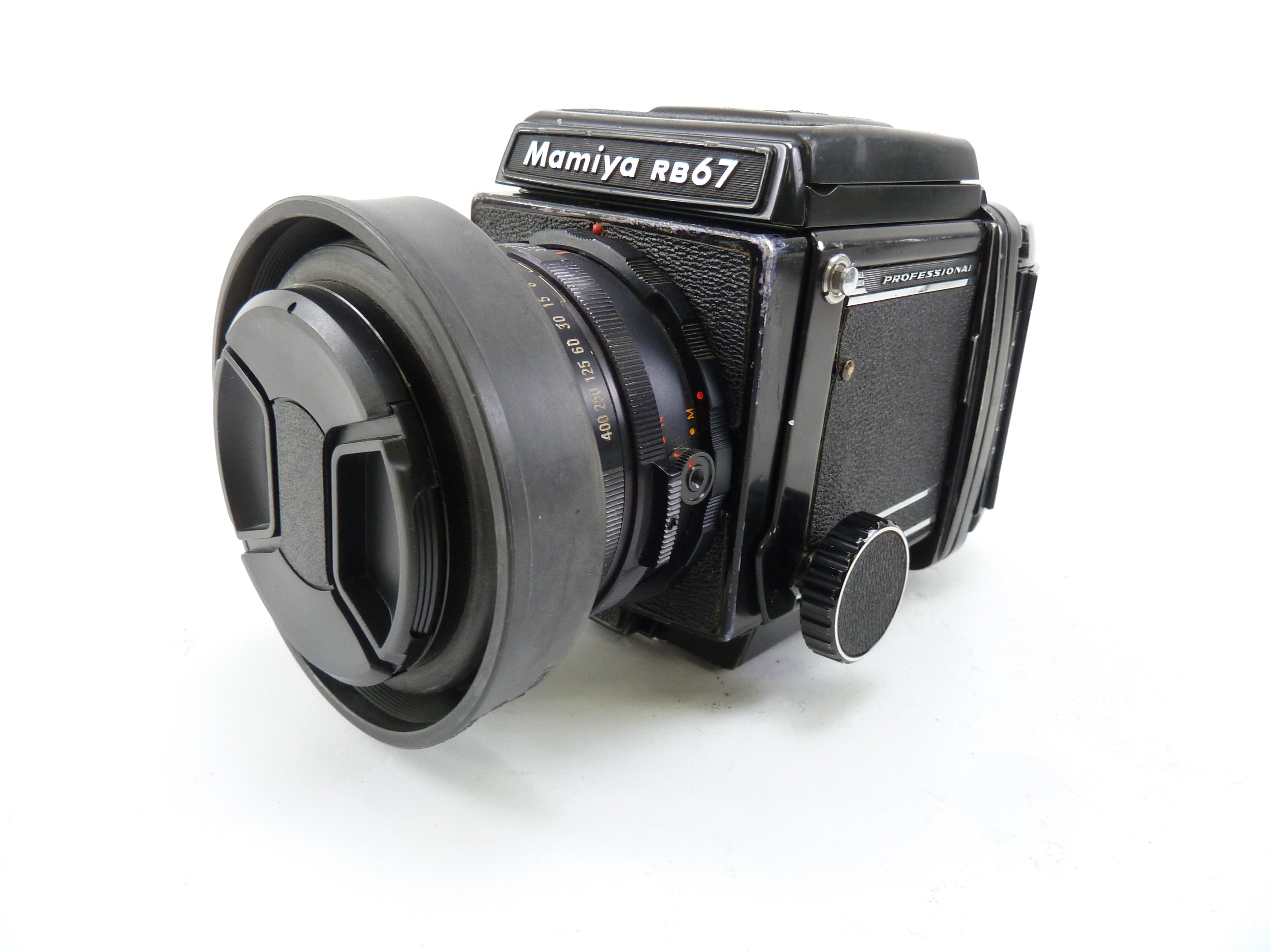 Mamiya RB67 with 127MM f3.8 Lens, Pro 120 Back, and Waist Level Finder
