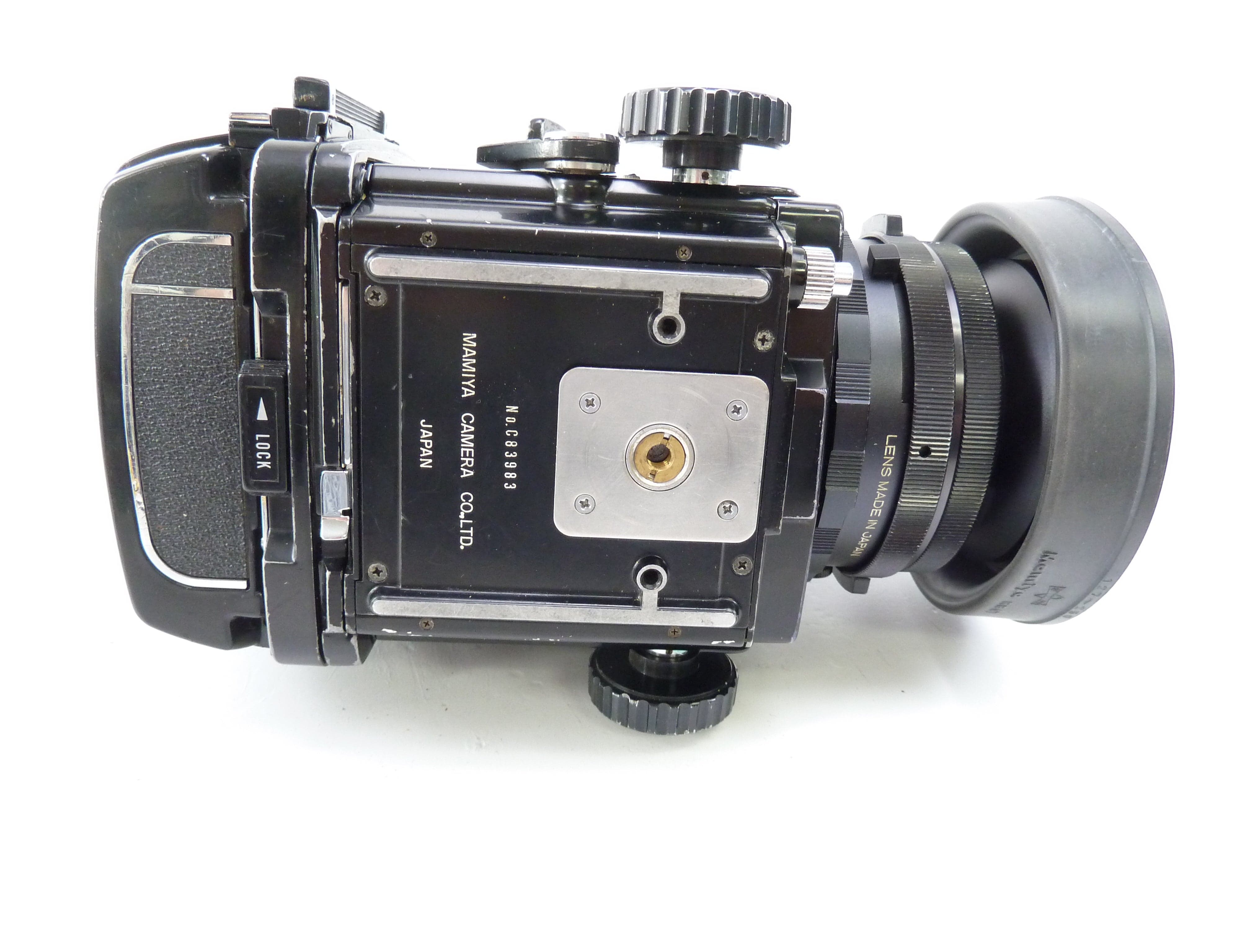 Mamiya RB67 with 127MM f3.8 Lens, Pro 120 Back, and Waist Level Finder