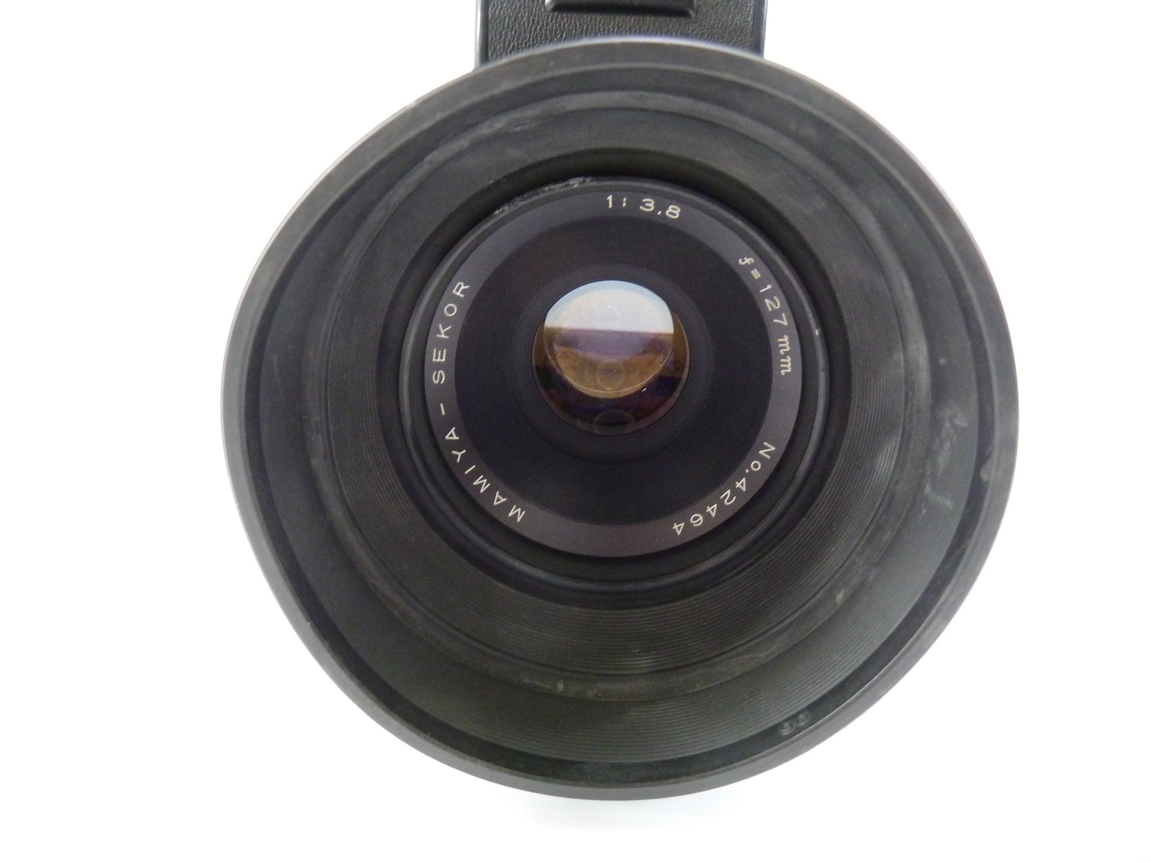 Mamiya RB67 with 127MM f3.8 Lens, Pro 120 Back, and Waist Level Finder