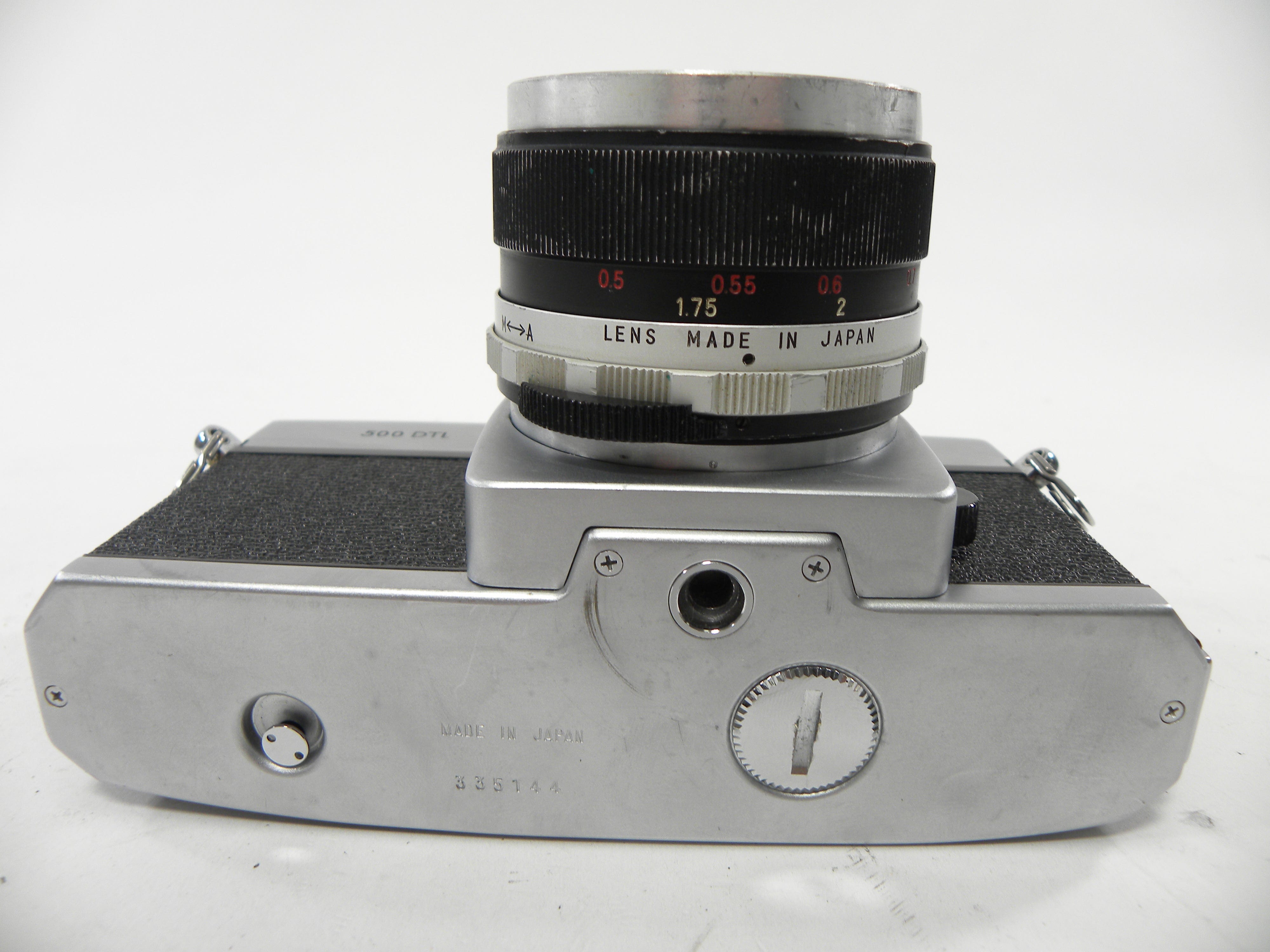 Mamiya/Sekor 500 DTL 35mm SLR w/50mm f2