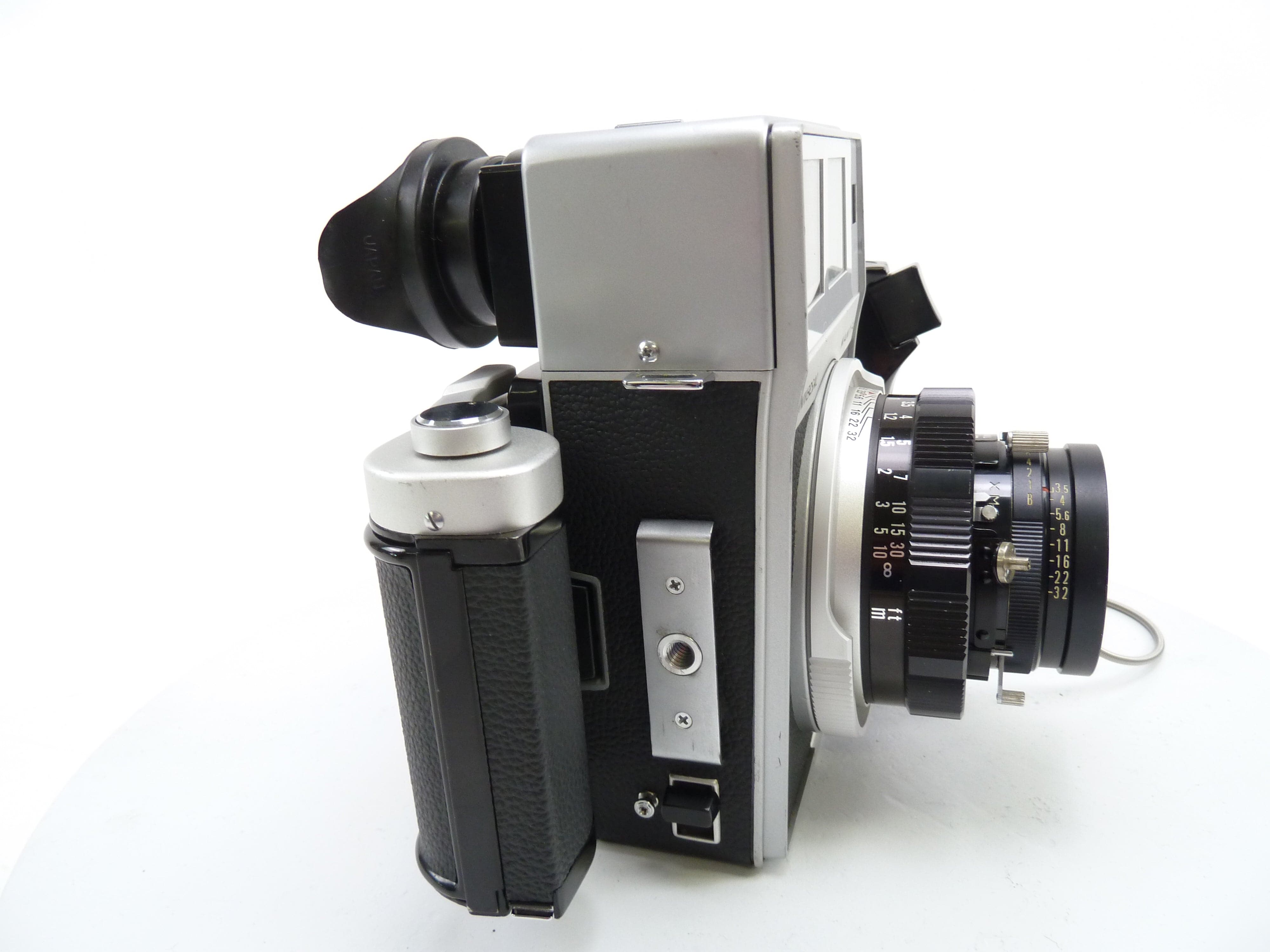 Mamiya Universal Camera Outfit with 100MM f3.5 Lens and 6X7 120/220 Film Back