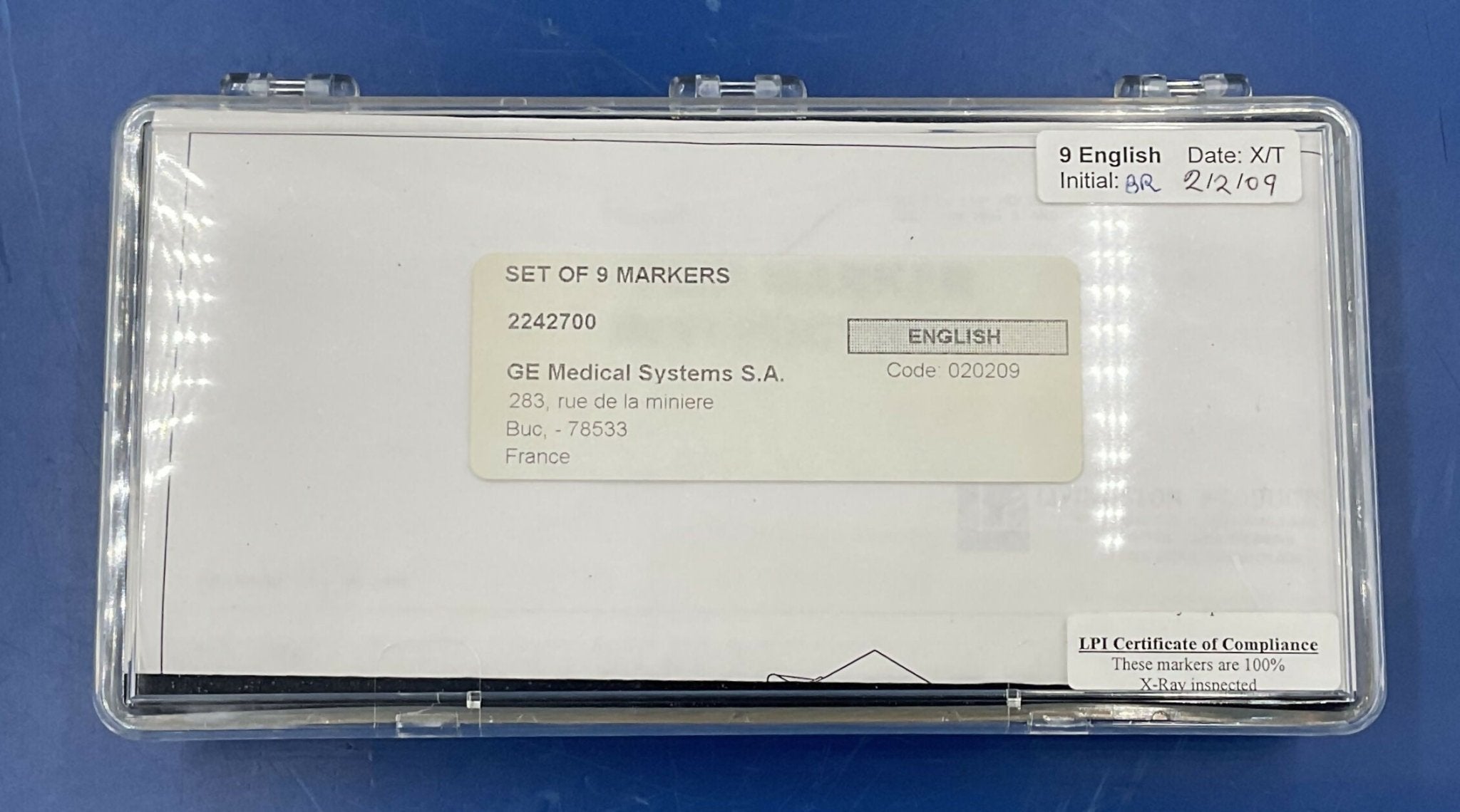 MARKERS SET OF 9 (2242700) GE