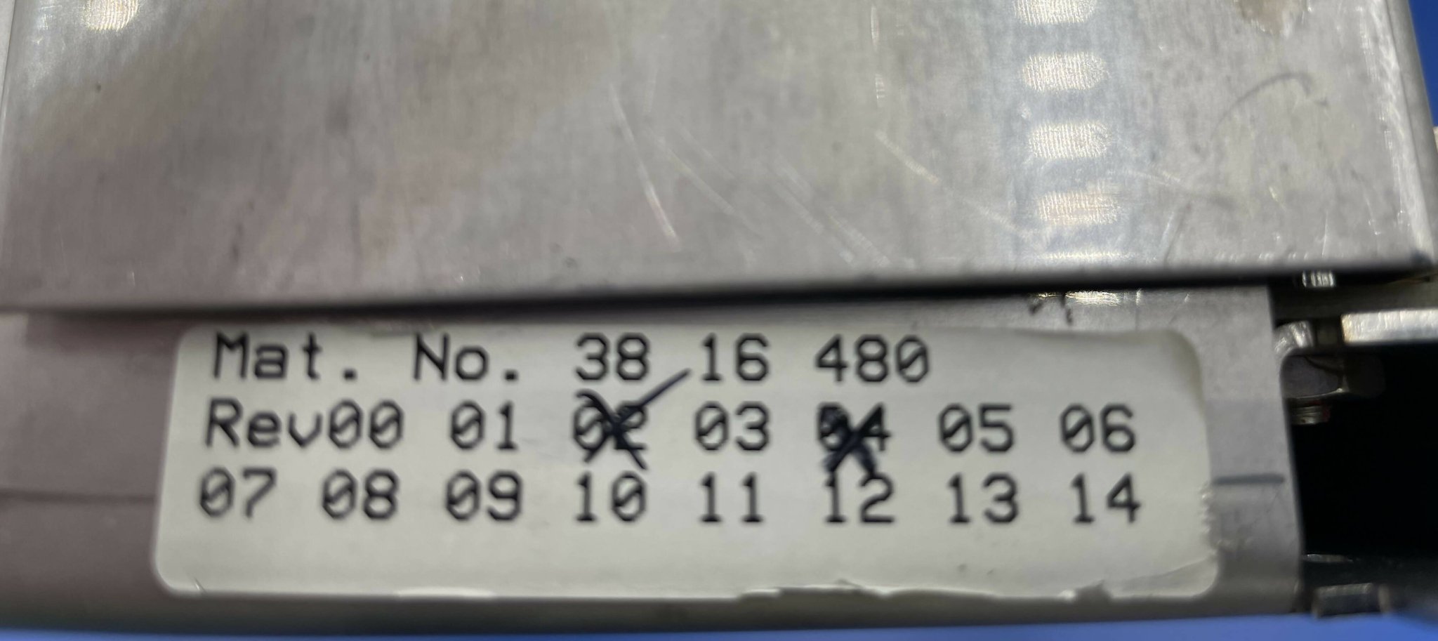 MAS COMPONENT (03816480/3816480 SIEMENS