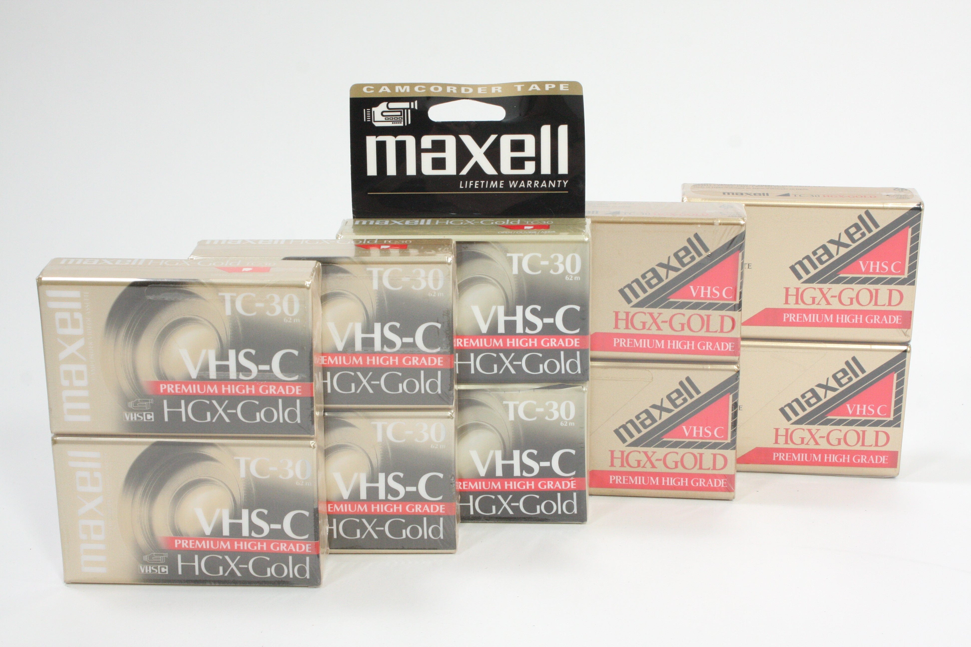 Maxell VHS-C Cassette Tape (10 pack)