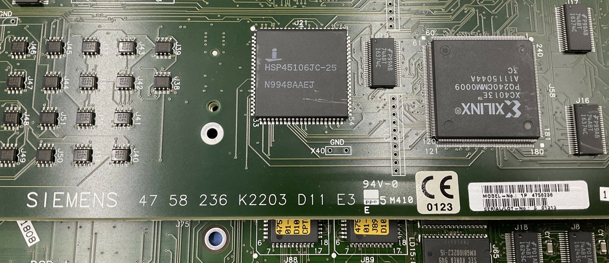 MC4C40 D10/D11 BOARD (0738444/04758236/04758210) SIEMENS