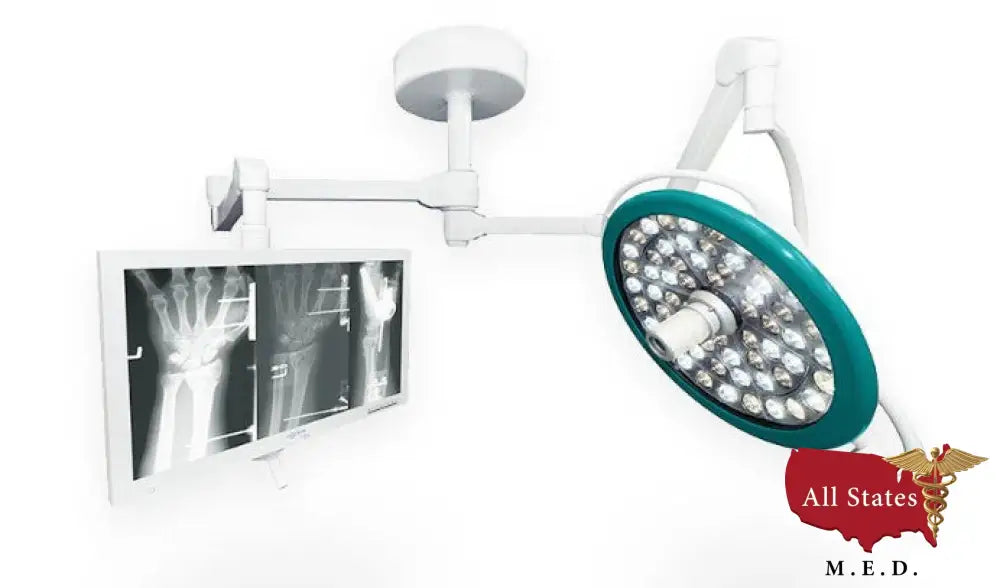 Medical illumination Single Vu LED Surgical Light with Monitor Arm