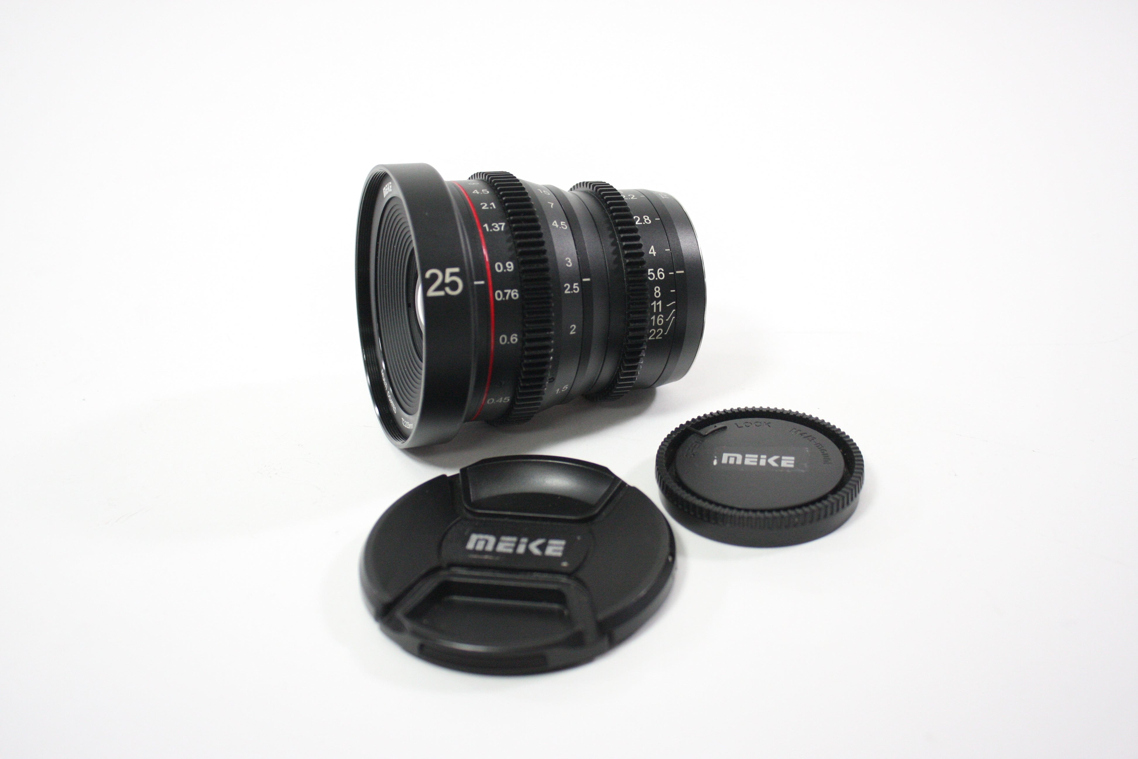 Meike 25mm T/2.2 Multi Coated Cinema Lens for Micro 4/3 Mount AS-IS
