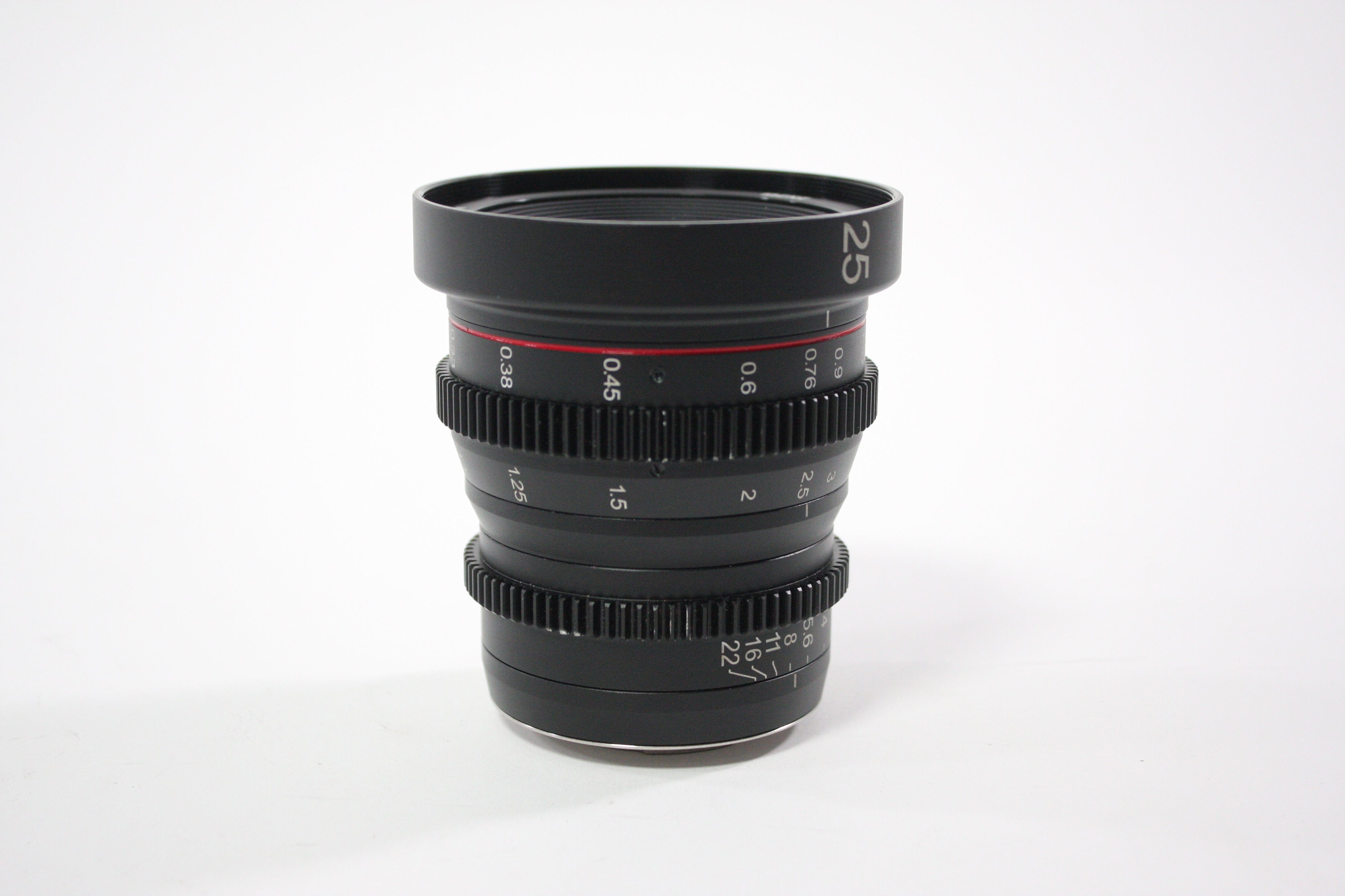 Meike 25mm T/2.2 Multi Coated Cinema Lens for Micro 4/3 Mount AS-IS