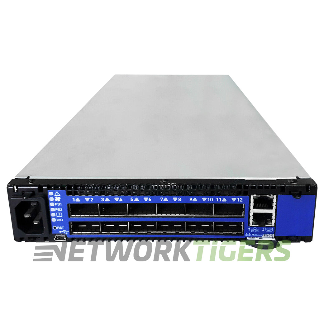 Nvidia Mellanox MSX1012B-2BFS 12x 40GB QSFP+ B-F Airflow (P2C) Onyx Switch
