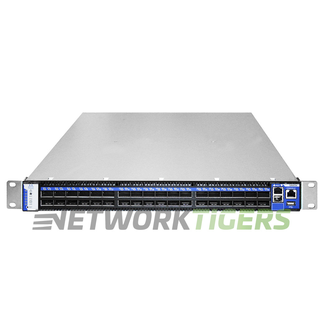 NEW Nvidia Mellanox MSX6036F-1BRS 36x 56GB QSFP+ (FDR) F-B Air (C2P) Switch
