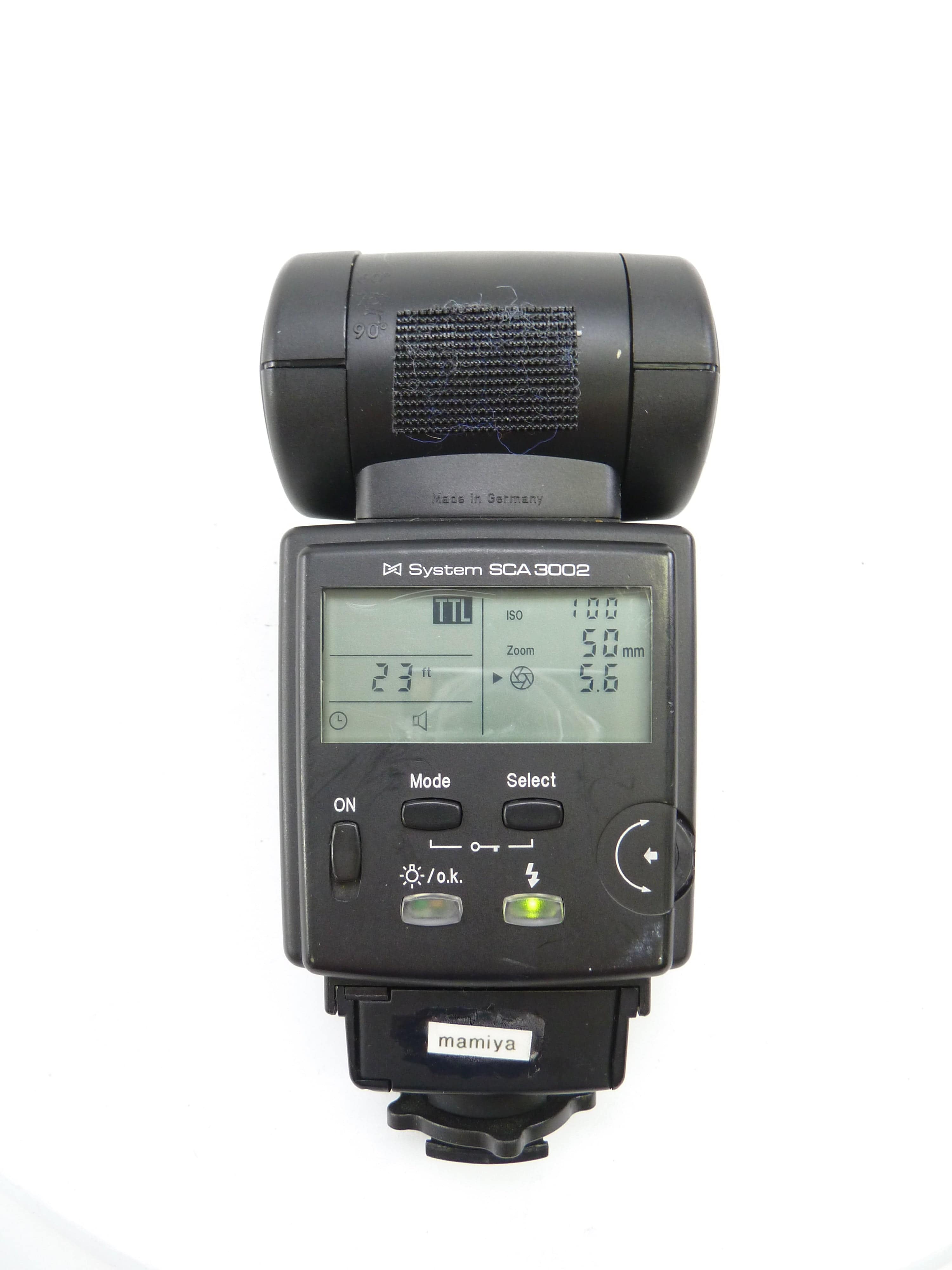 Metz 54MZ-4 Shoe Mount Flash with SCA3952 Mamiya 645 AF Module