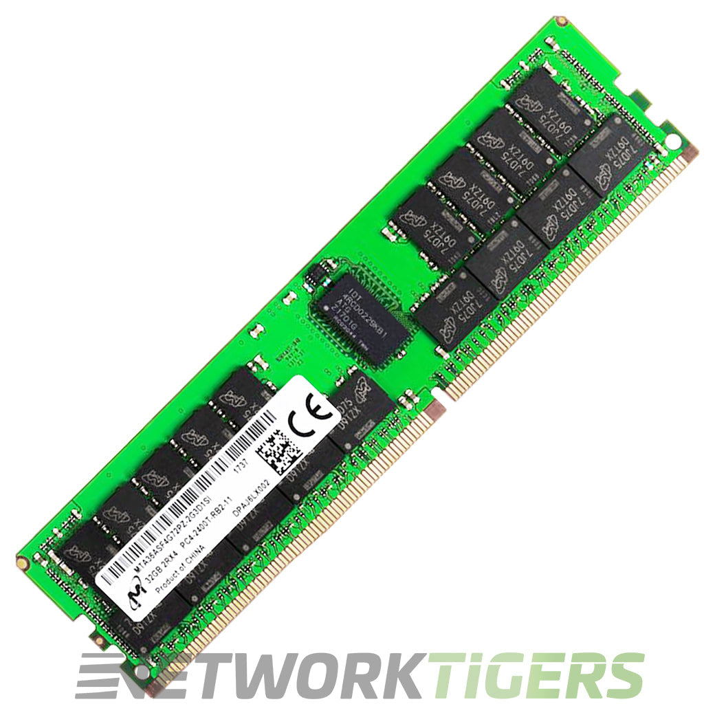 NEW Micron MTA36ASF4G72PZ-2G3D1 32GB 2RX4 PC4-2400T DDR4 Server Memory
