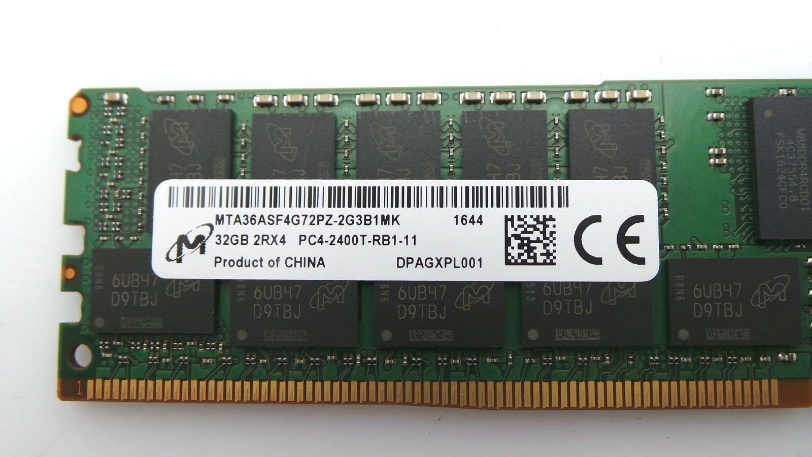 Micron MTA36ASF4G72PZ-2G3B 32GB PC4-19200T 2Rx4 ECC