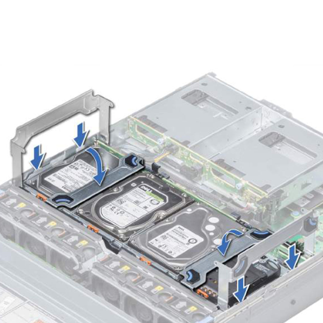 Dell R740xd Mid plane 4x 3.5" Backplane | PNXRX