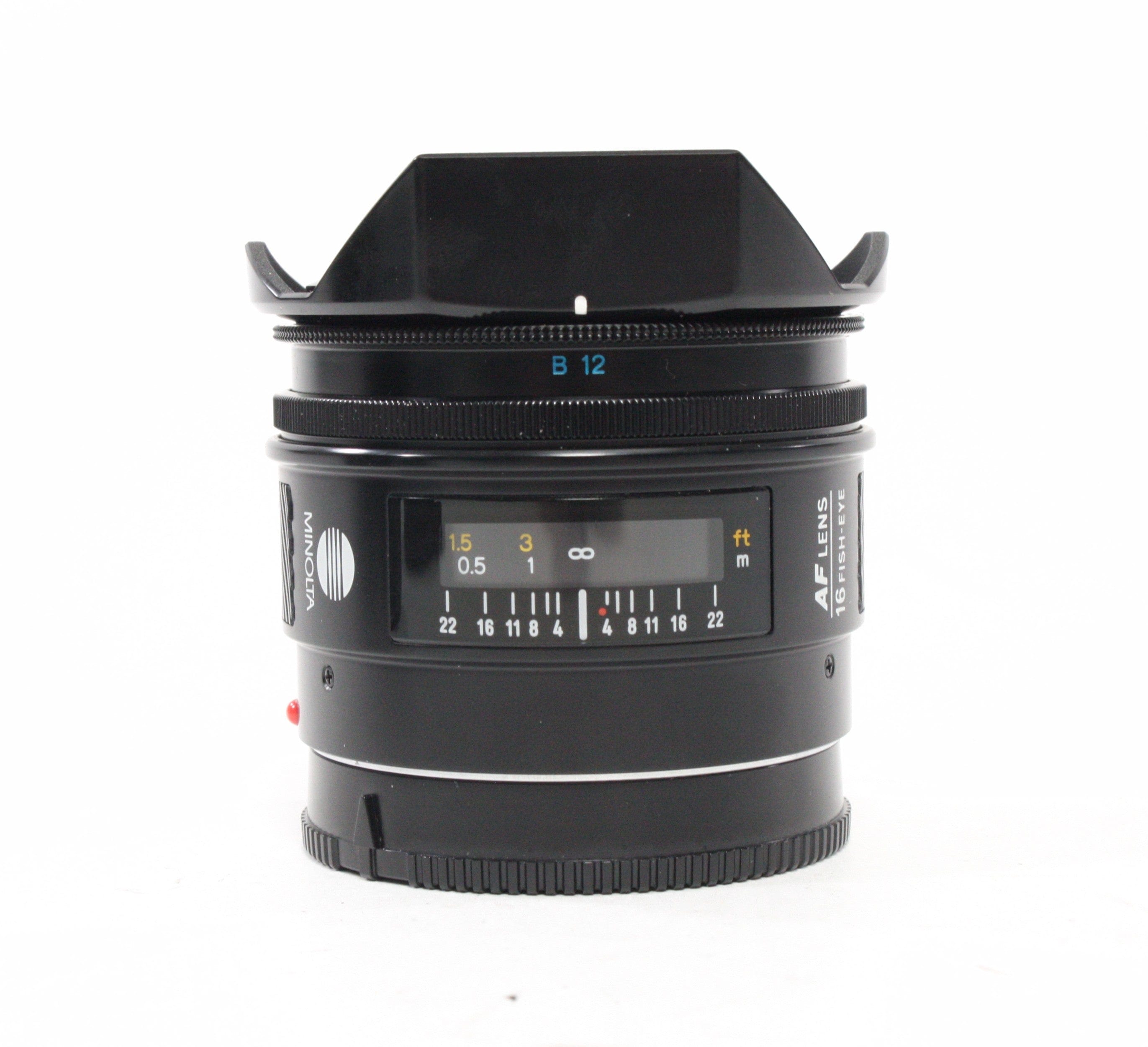 Minolta 16mm f/2.8 AF Fish-Eye Lens for A Mount