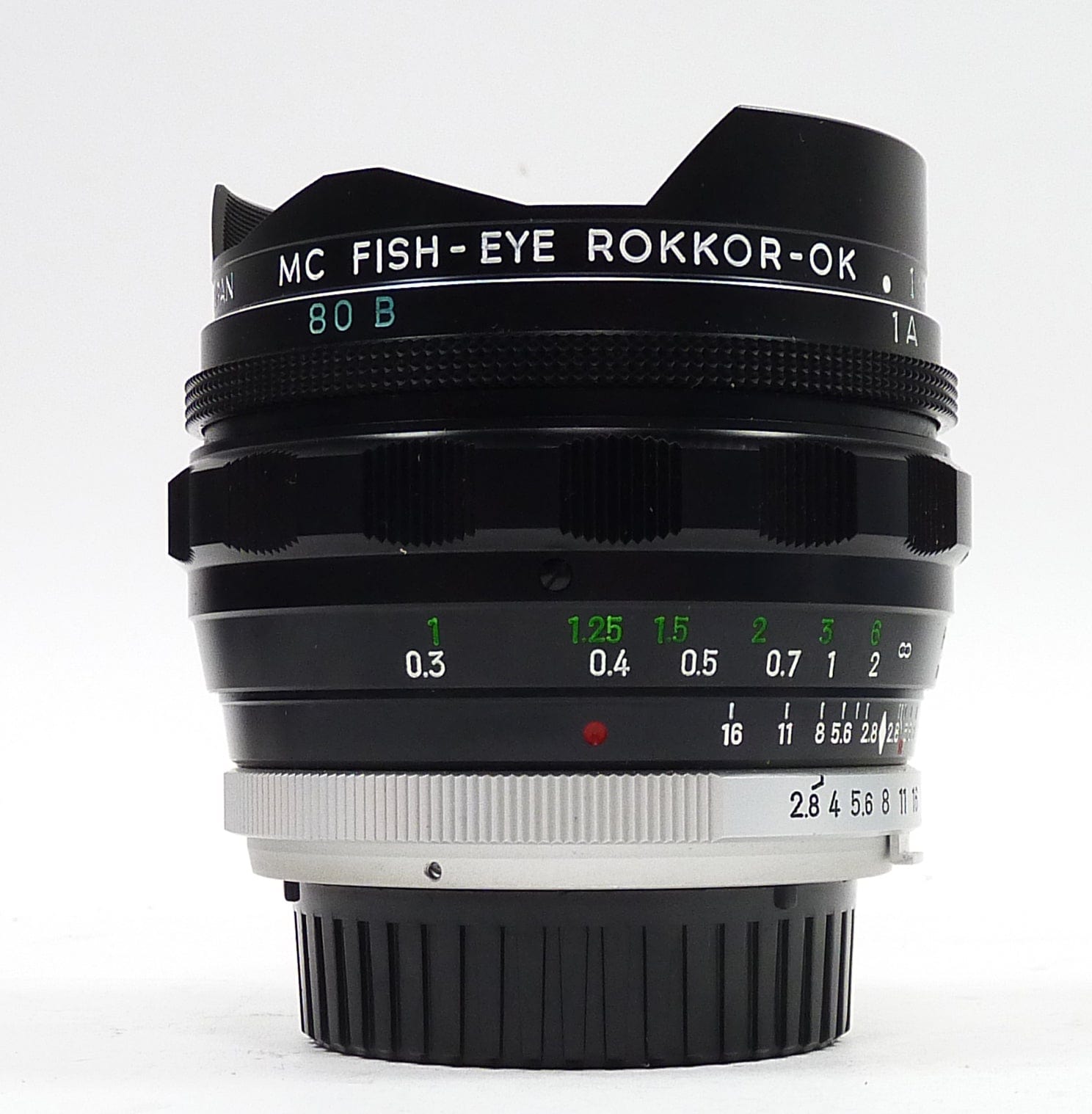 Minolta 16mm f/2.8 MC Fish-EYE Rokkor-OK Lens for Minolta MD/MC Mount