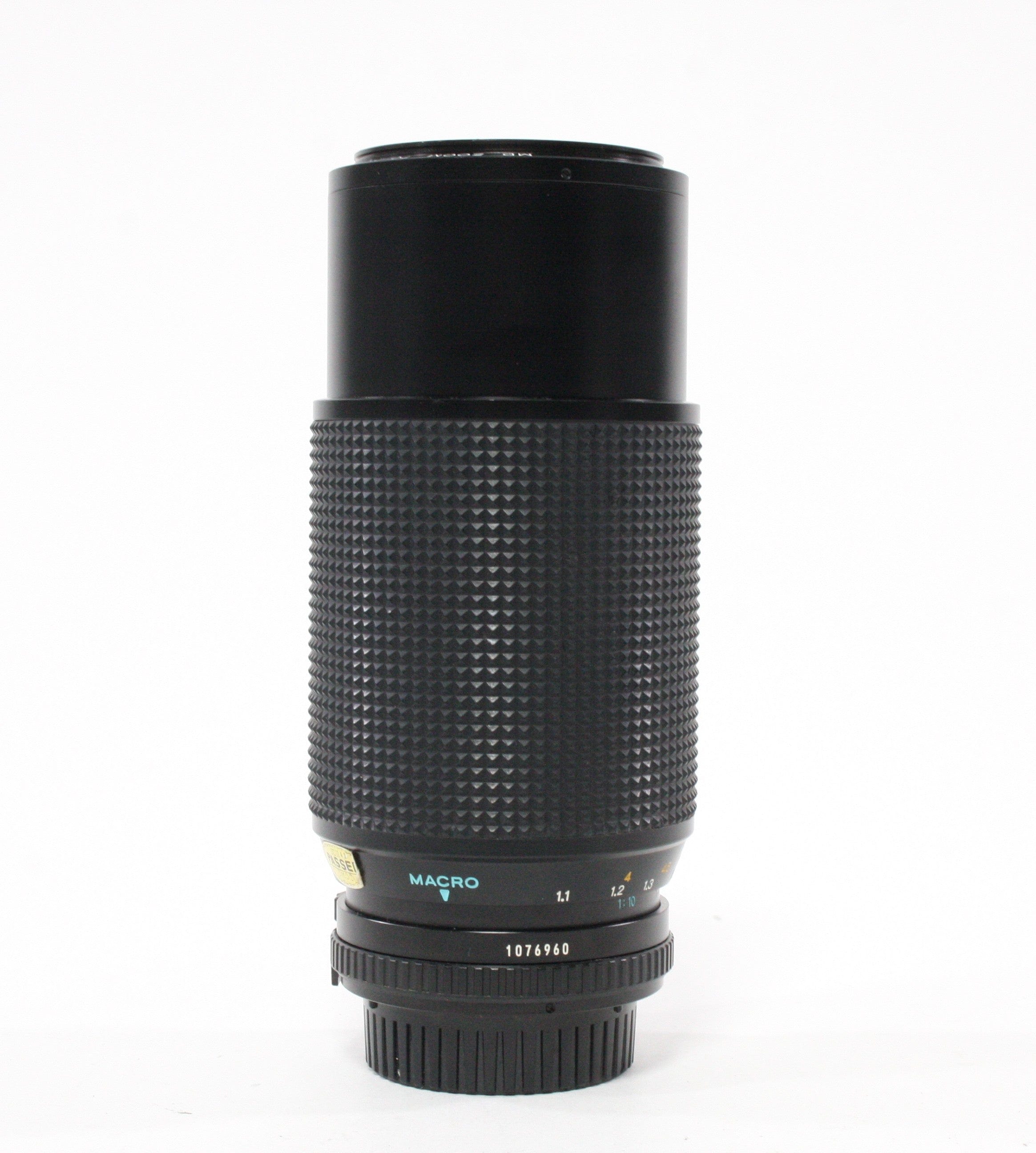 Minolta 70-210mm f/4 Lens for Minolta MD Mount