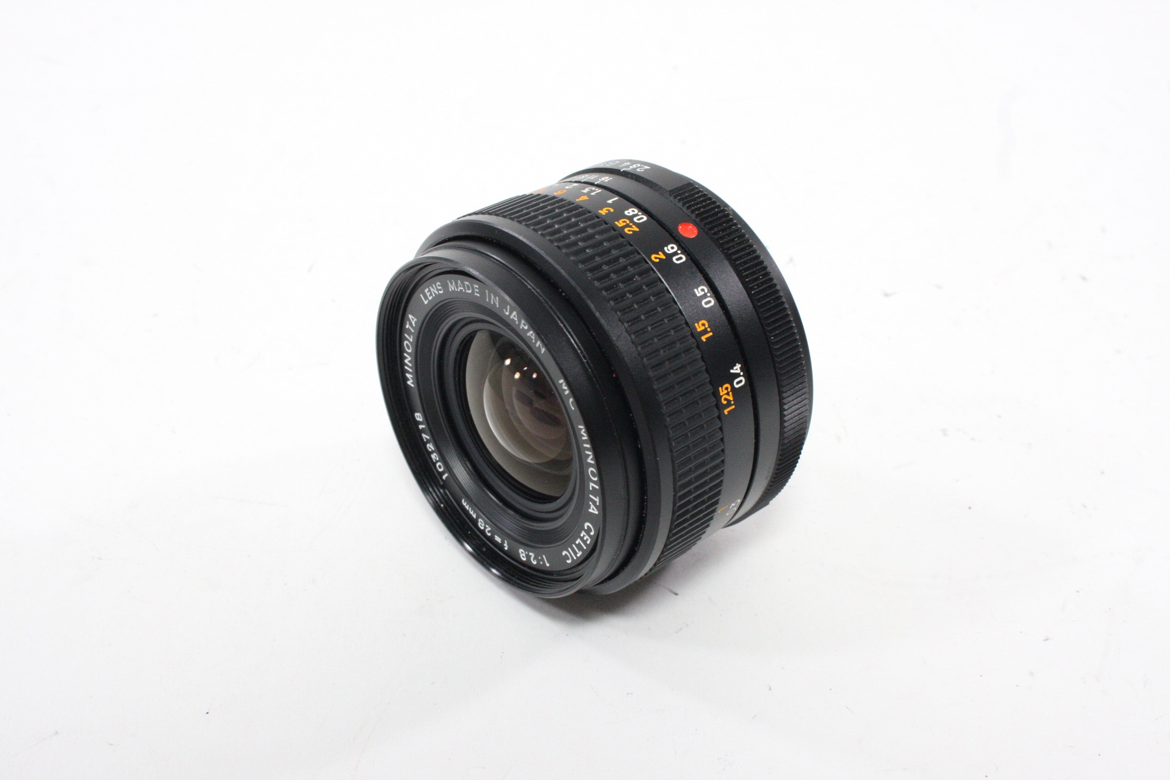 Minolta Celtic 28mm f/2.8 Lens for MD Mount