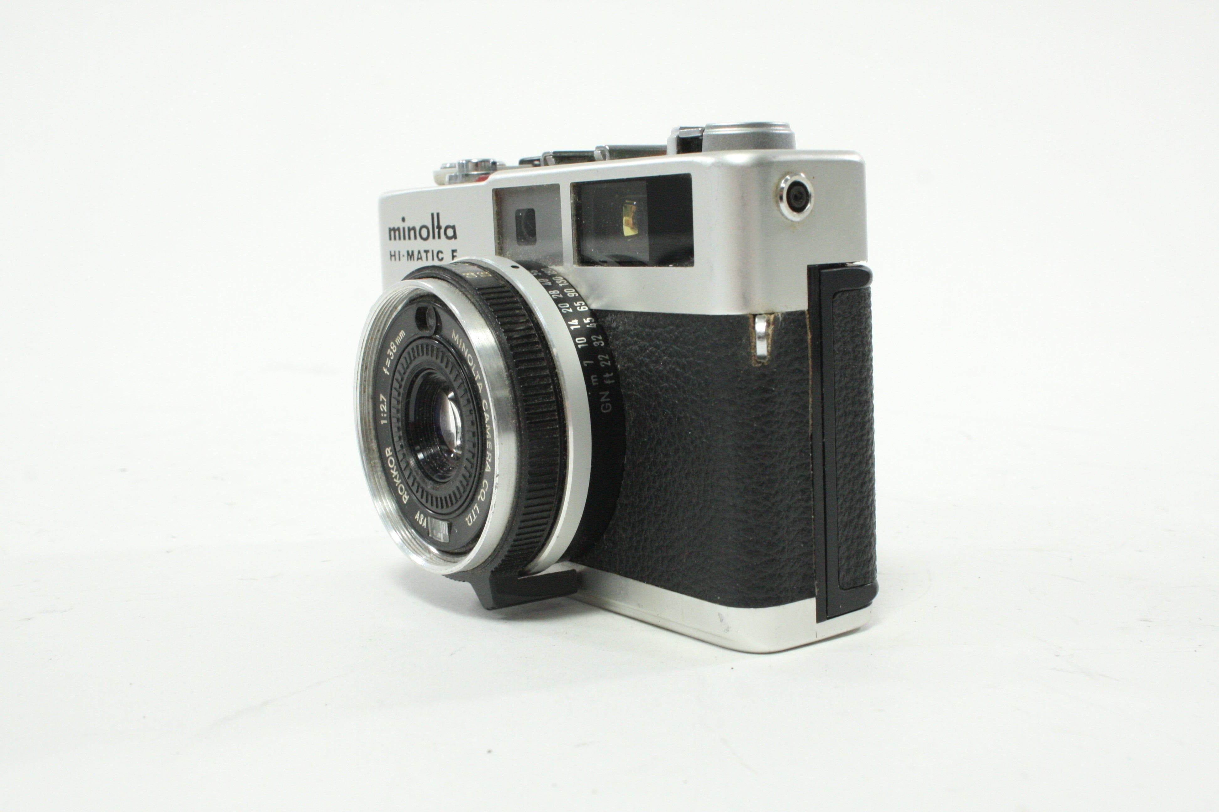 Minolta Hi-Matic F 35mm Rangefinder Camera AS-IS