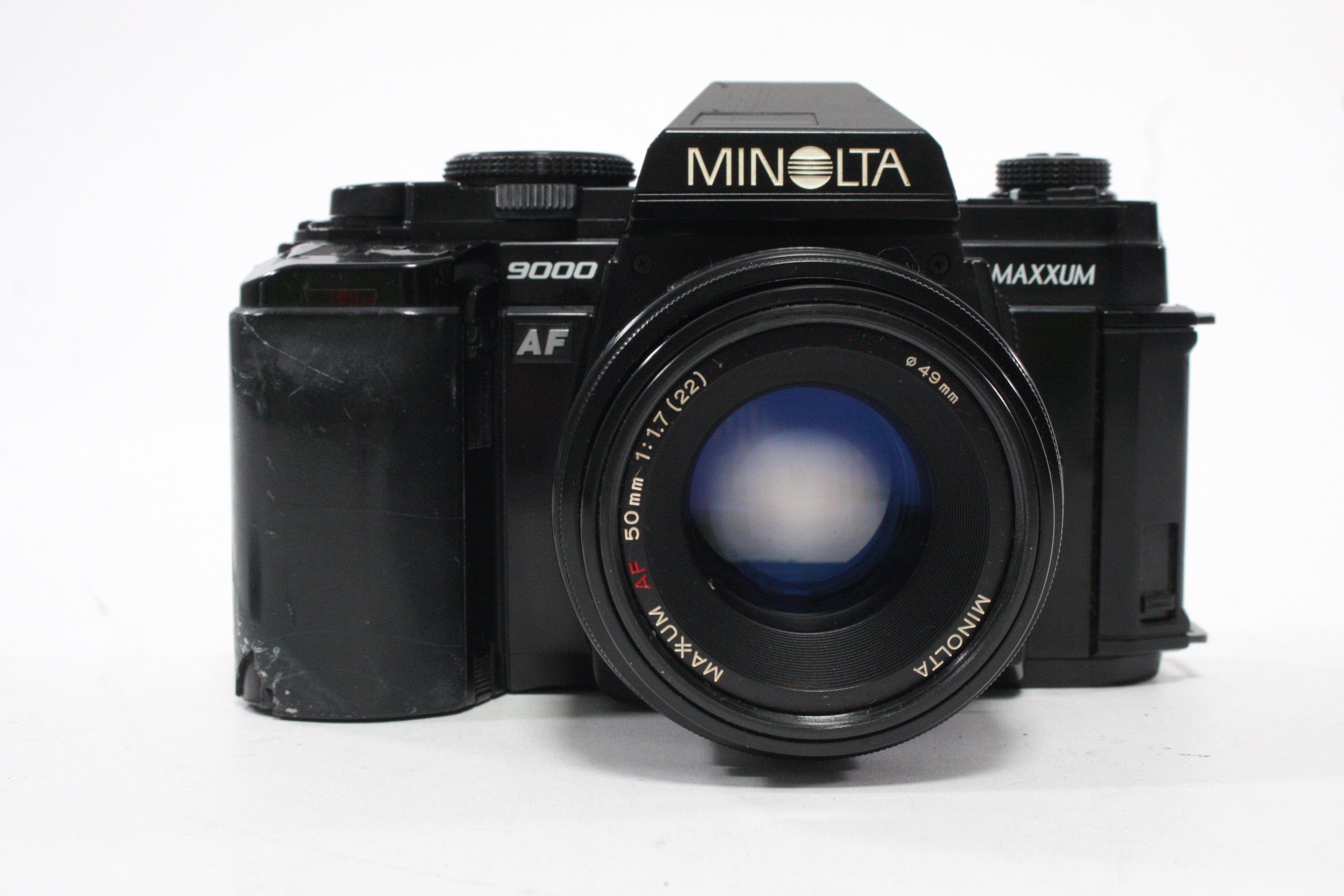 Minolta Maxxum 9000 AF 35mm SLR Camera with 50mm f/1.7 Lens