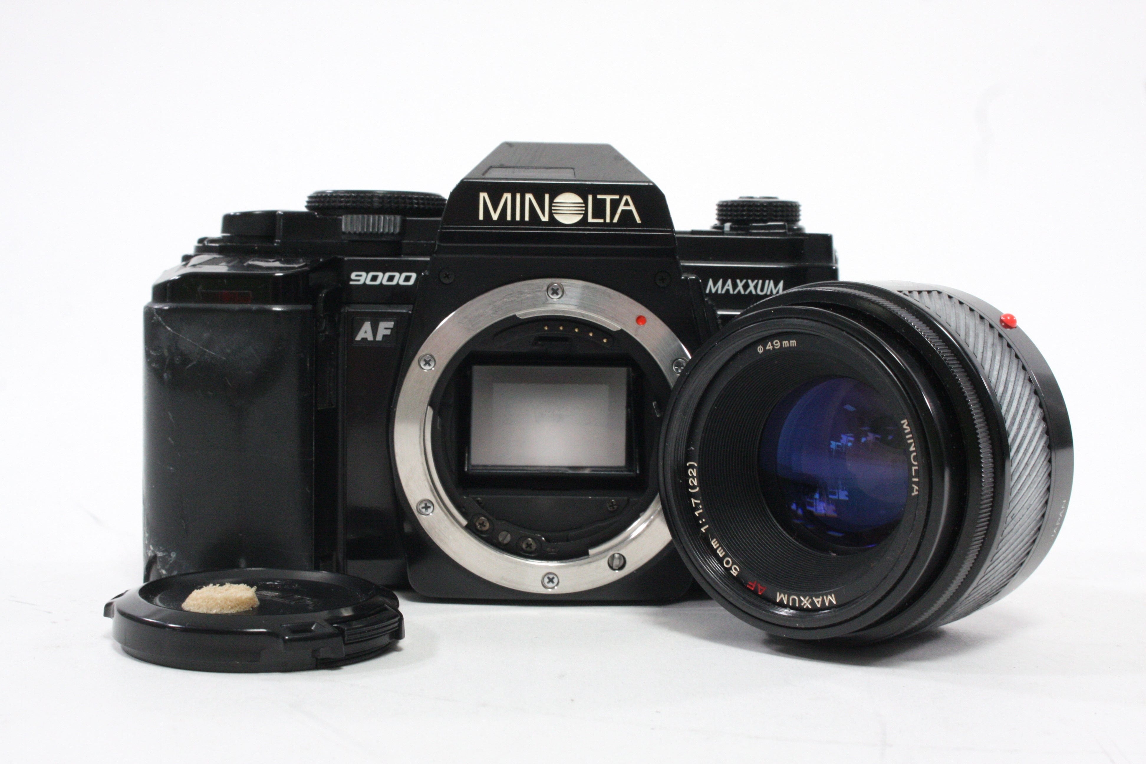 Minolta Maxxum 9000 AF 35mm SLR Camera with 50mm f/1.7 Lens