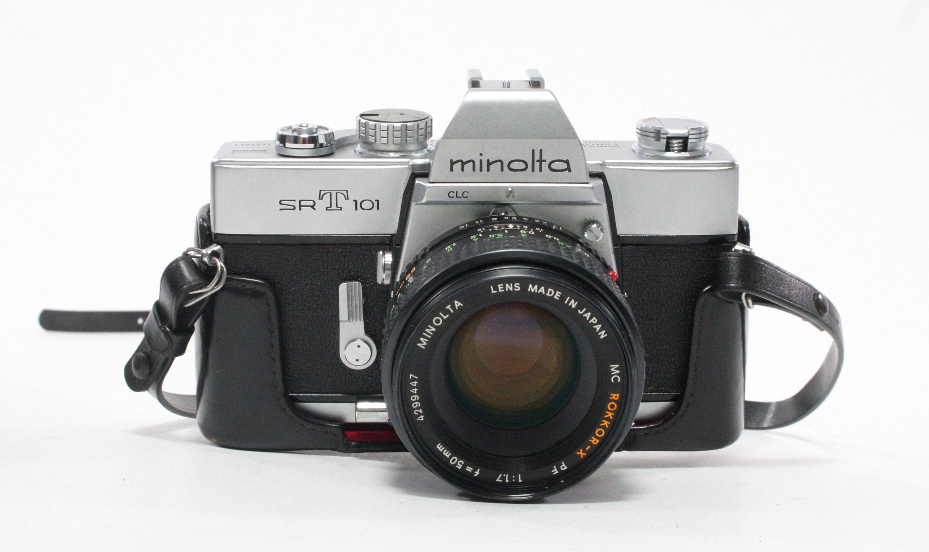 Minolta SRT 101 with 50mm f/1.4 Lens with Accessories