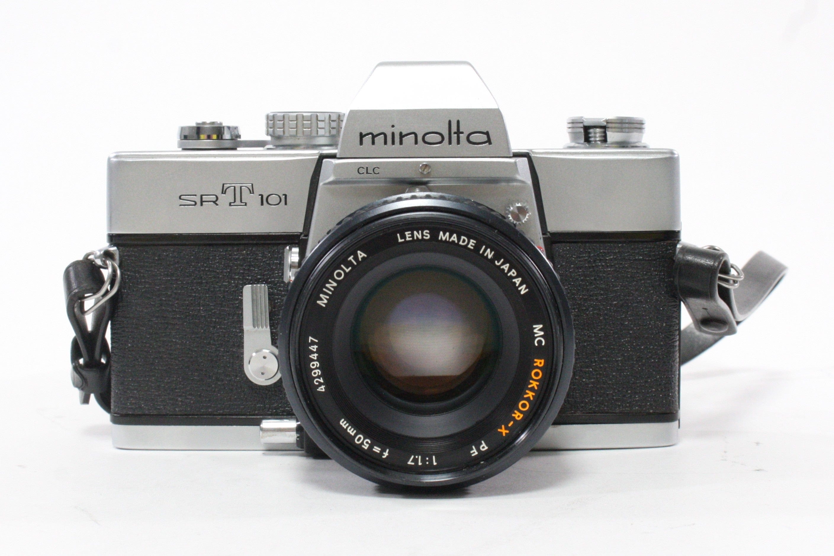 Minolta SRT 101 with 50mm f/1.4 Lens with Accessories