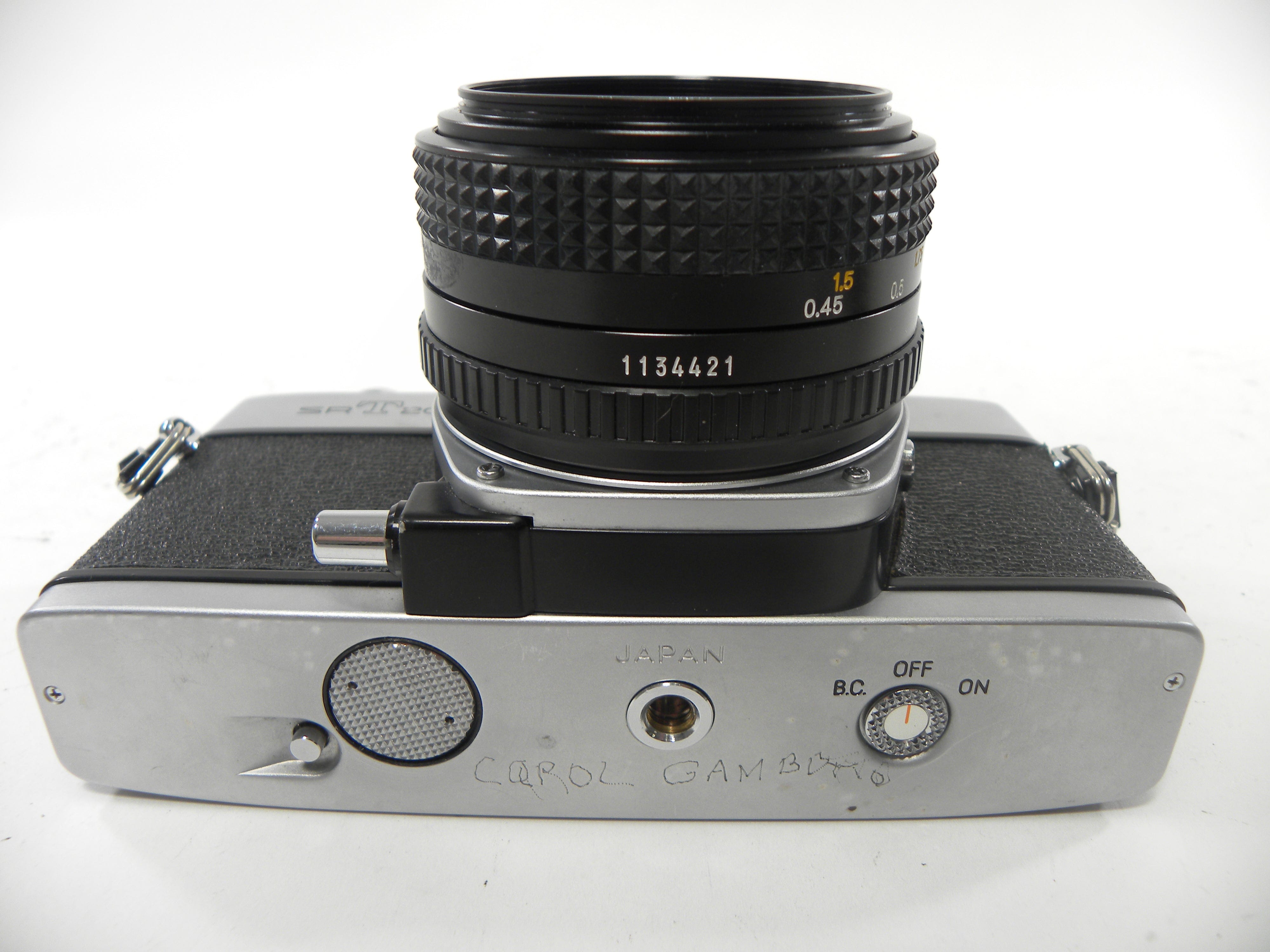 Minolta SRT200 35mm SLR w/MD 50mm f2