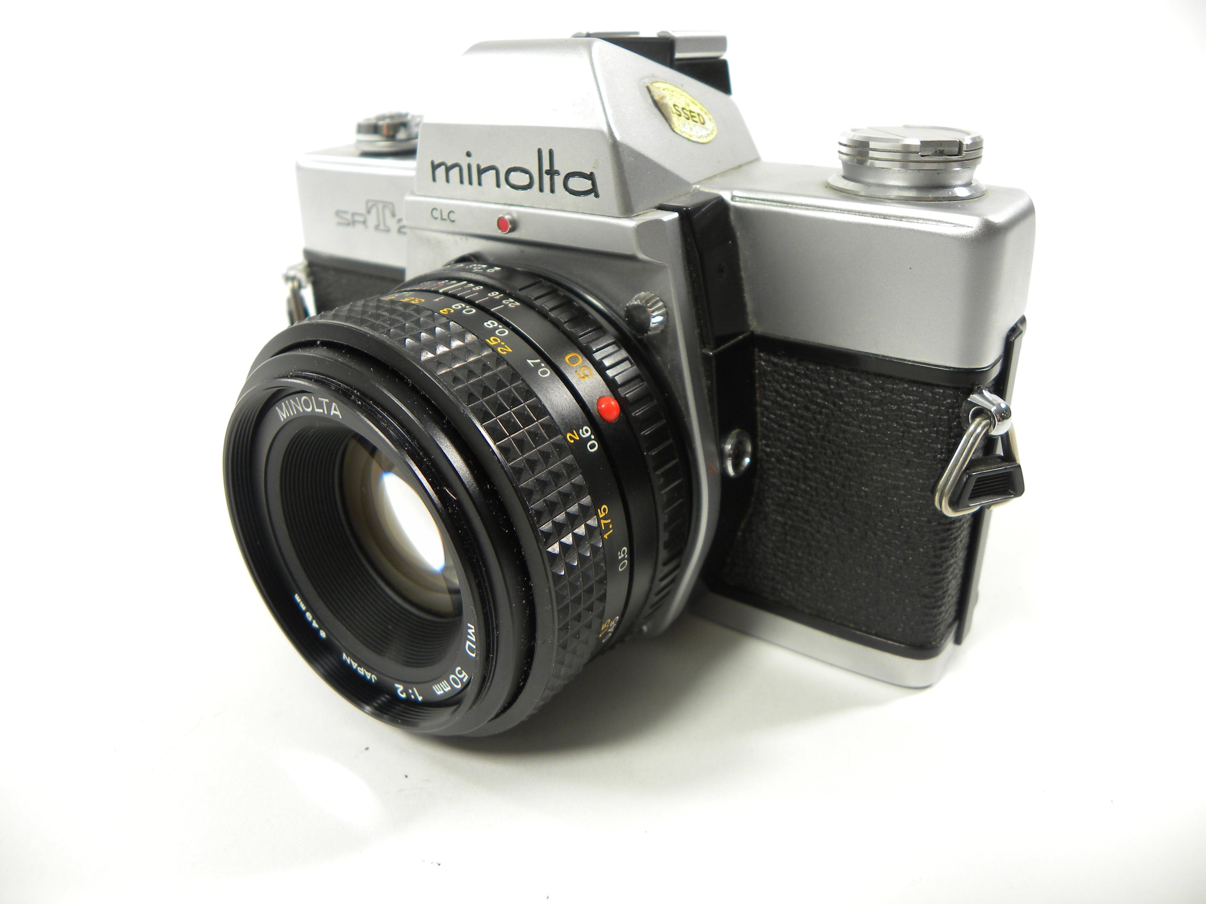 Minolta SRT200 CLC 35mm SLR w/MD 50mm f2