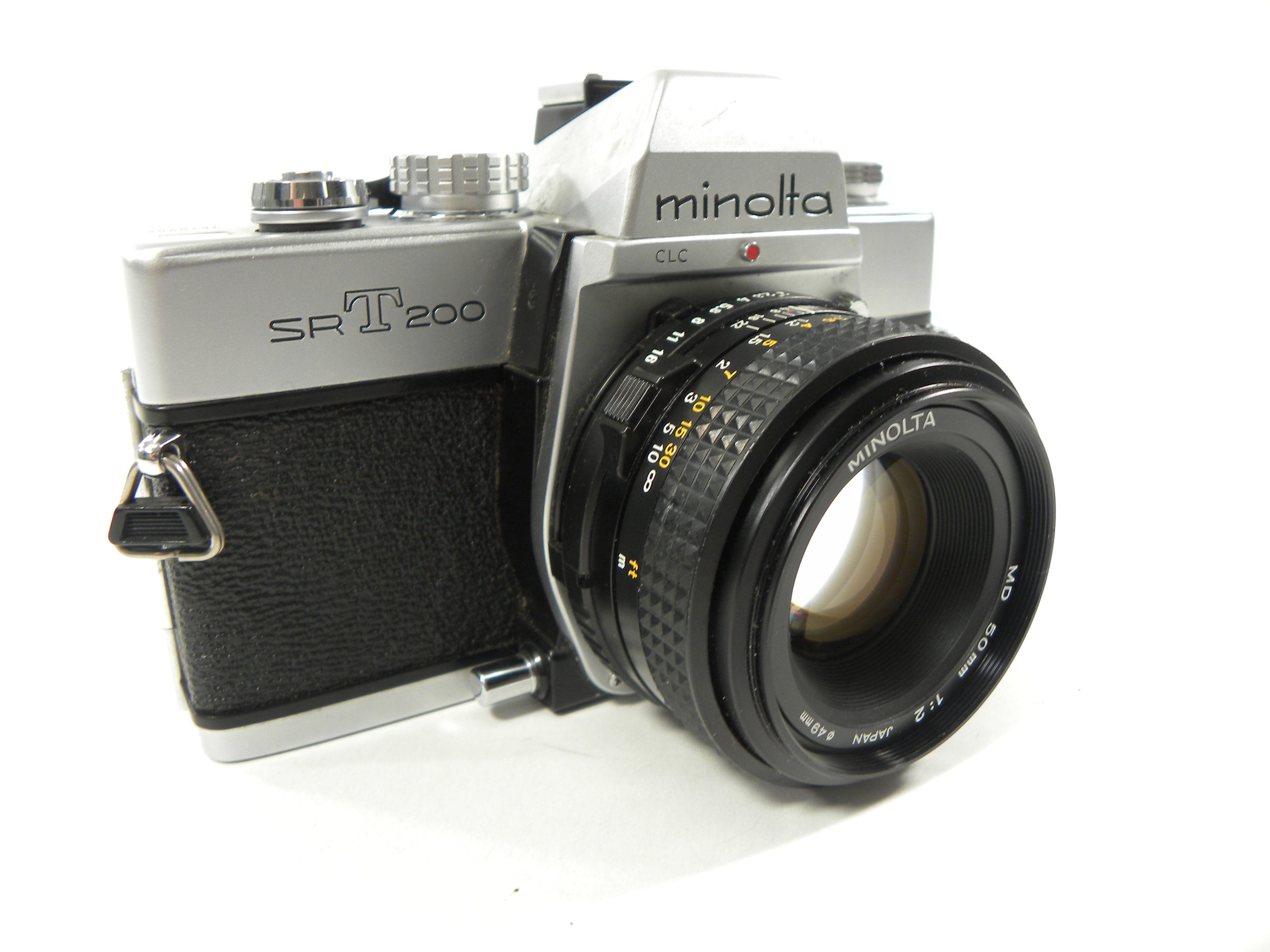 Minolta SRT200 CLC 35mm SLR w/MD 50mm f2