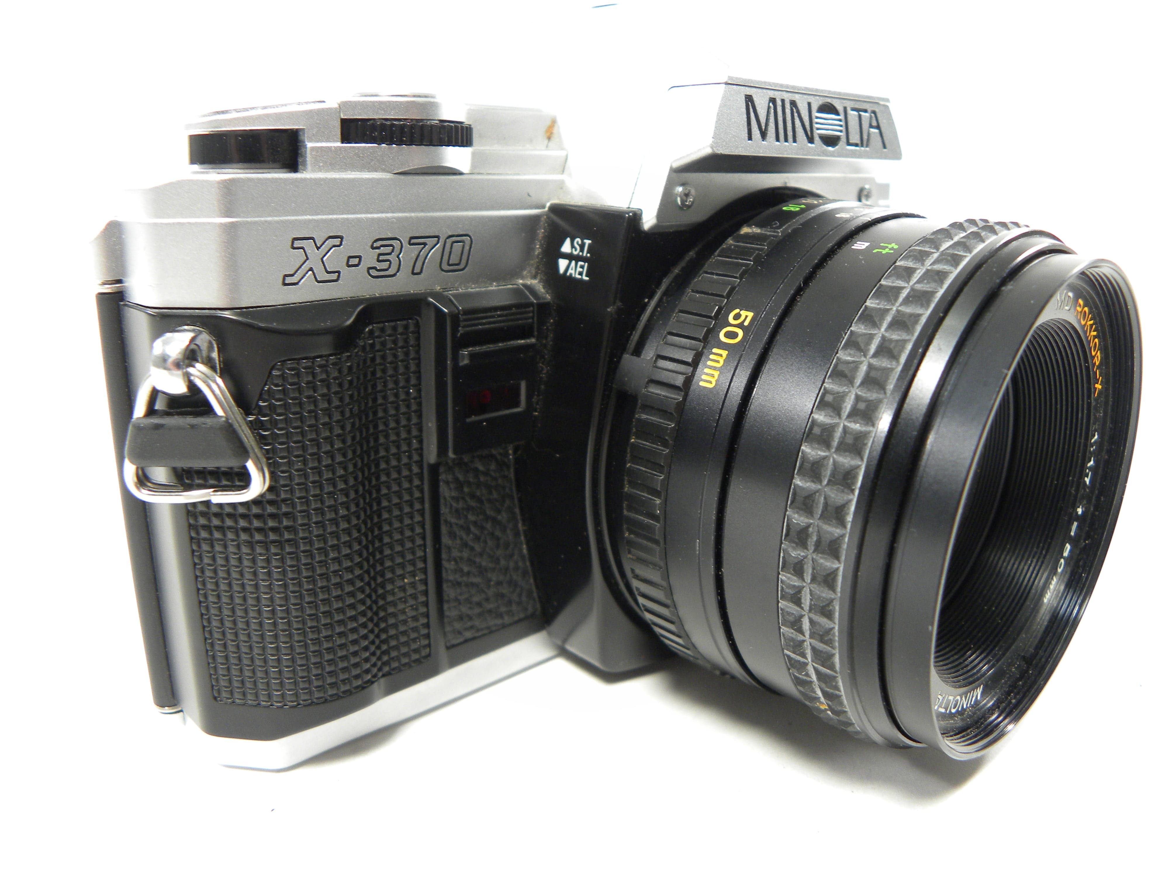 Minolta X-370 35mm SLR w/ 50mm f/1.7 MD Rokkor-X