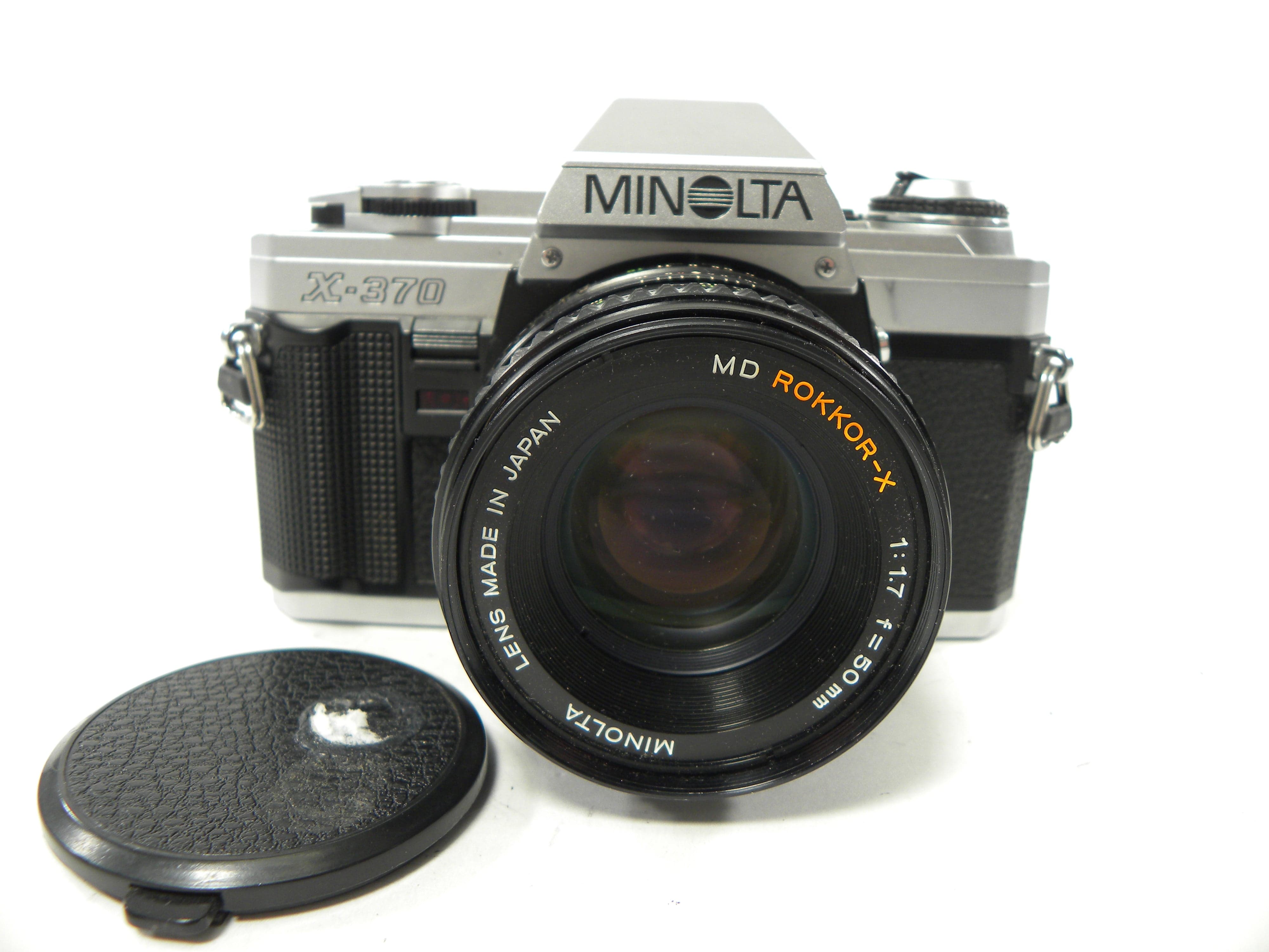 Minolta X-370 35mm SLR w/ 50mm f/1.7 MD Rokkor-X