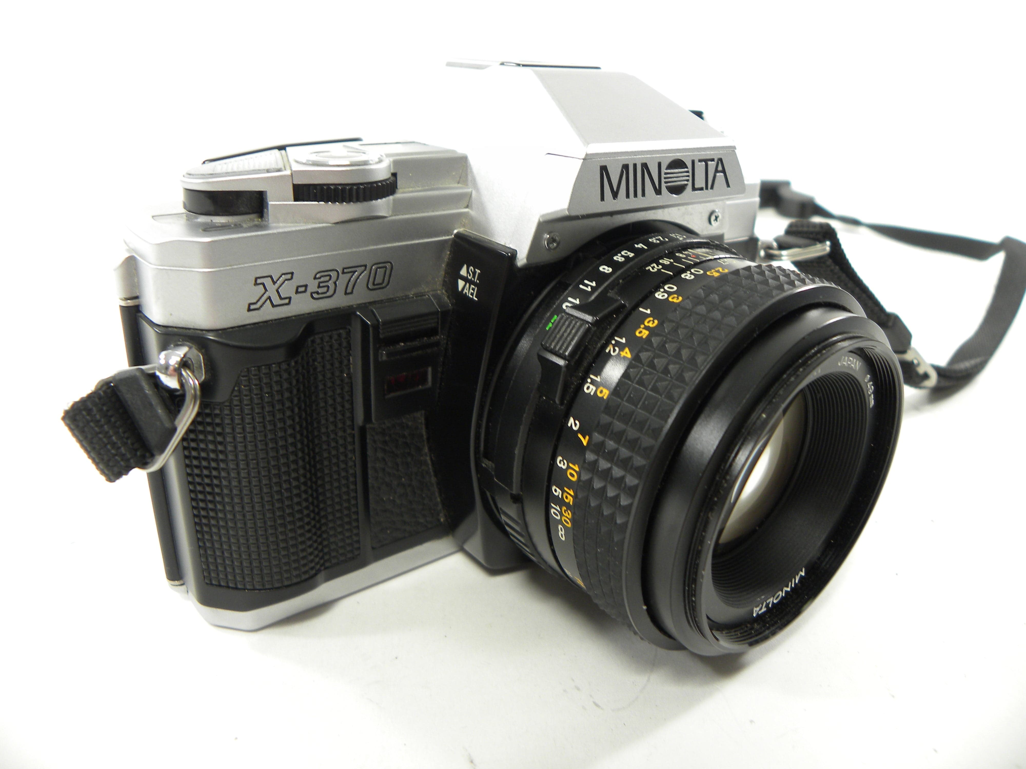 Minolta X-370 35mm SLR w/MD 50mm f1.7