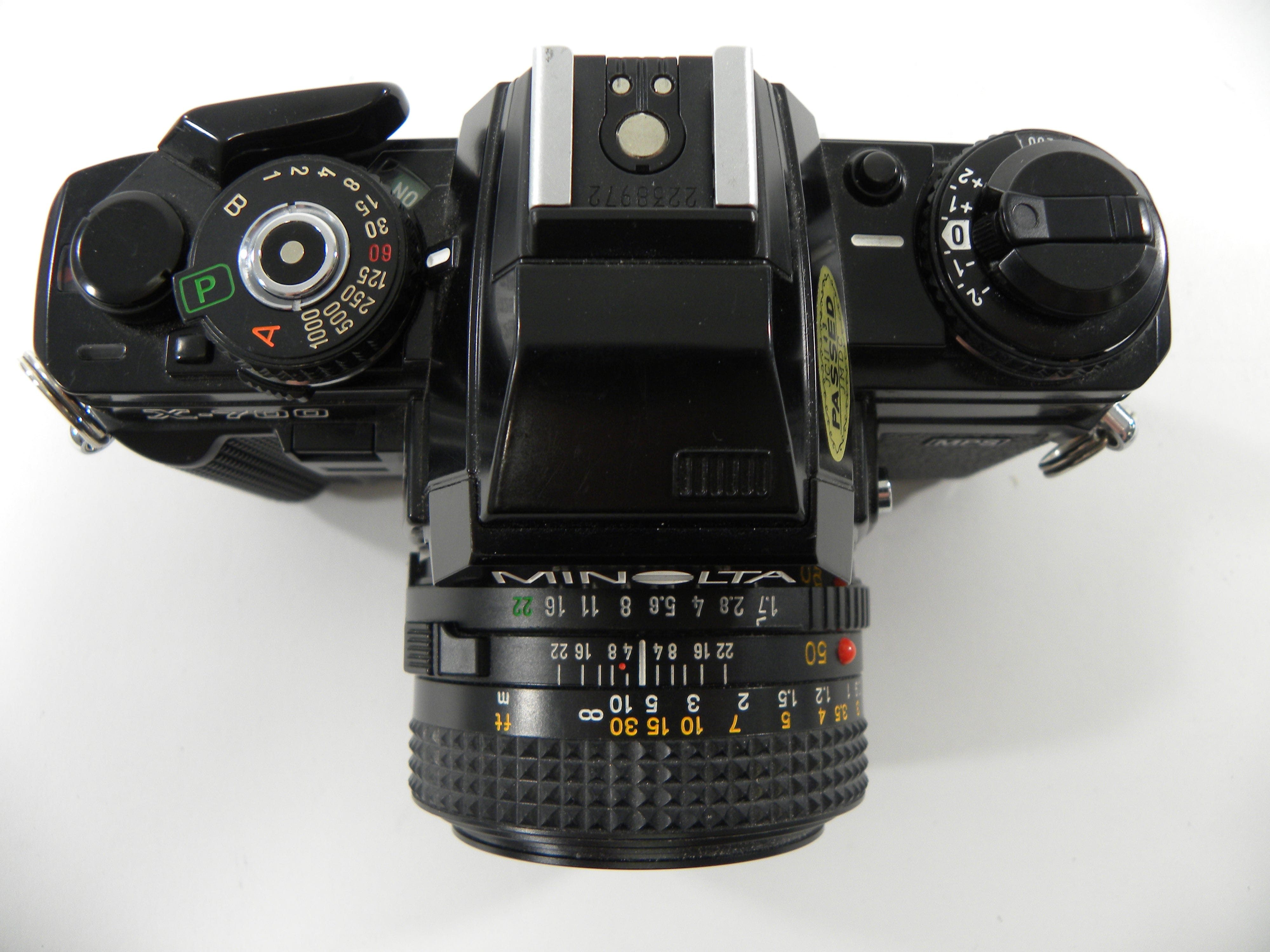 Minolta X-700 35mm SLR Camera with a MD 50mm f1.7