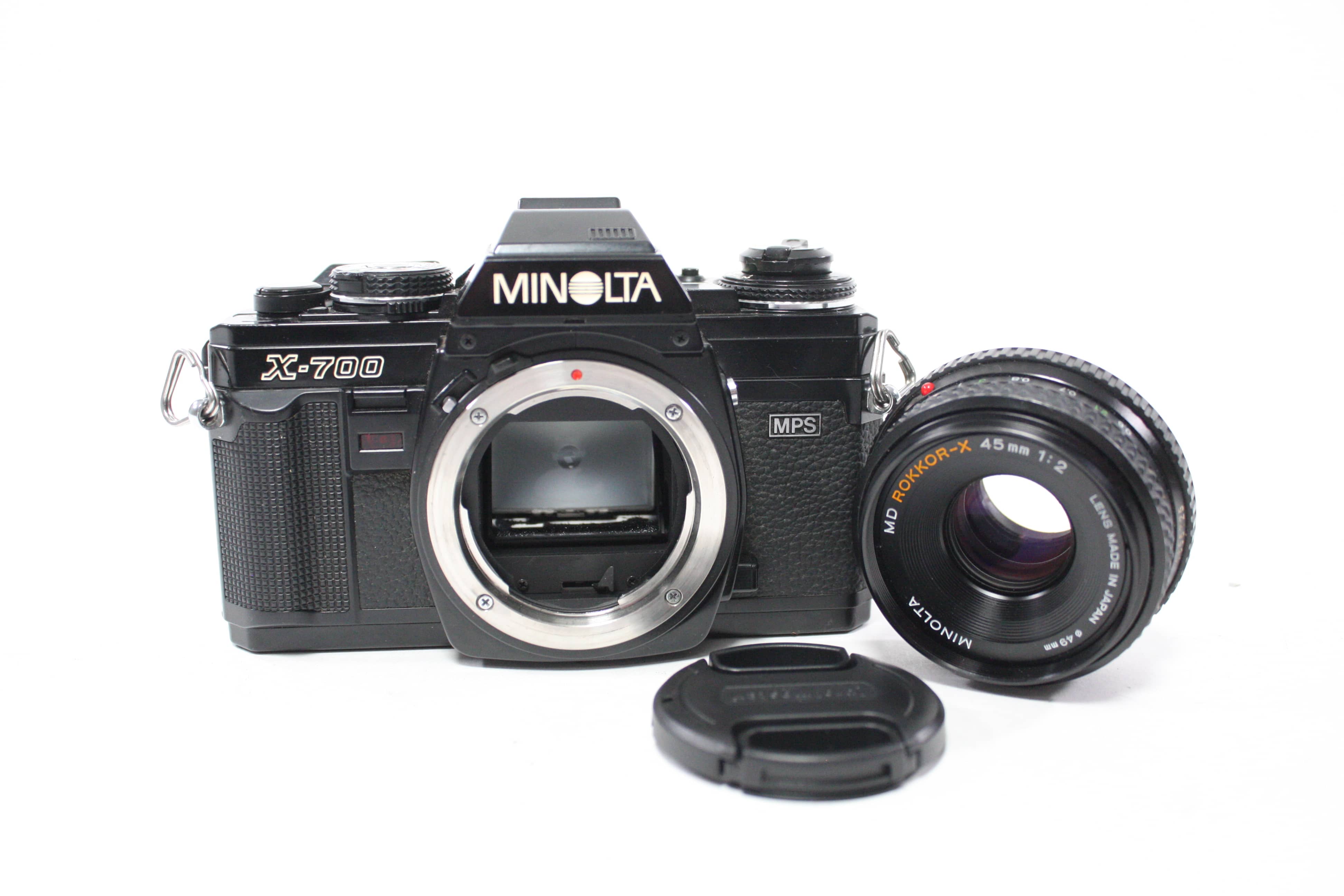 Minolta X-700 35mm SLR Camera with Minolta 45mm f/2 Rokkor-X Lens for MD Mount