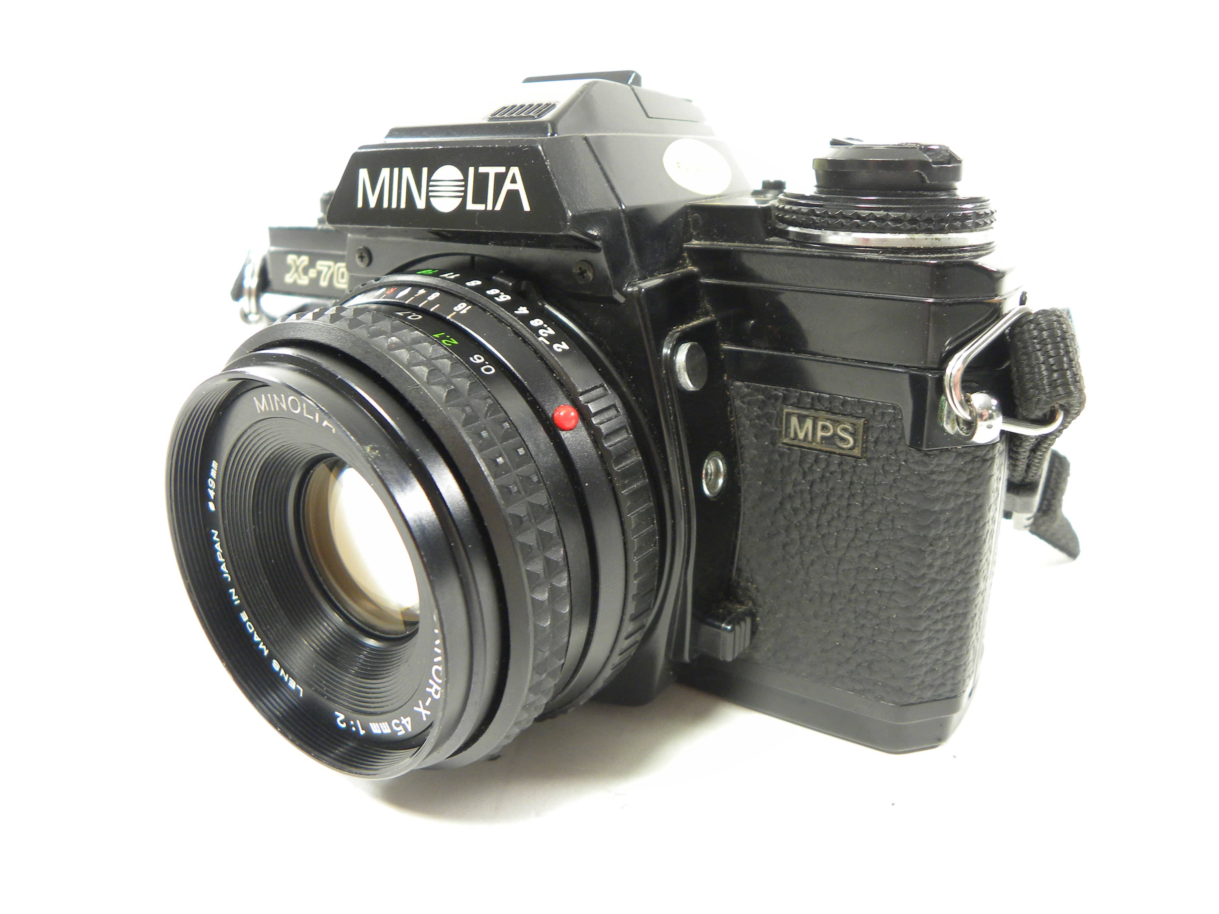 Minolta X-700 35mm SLR w/MD 45mm f2
