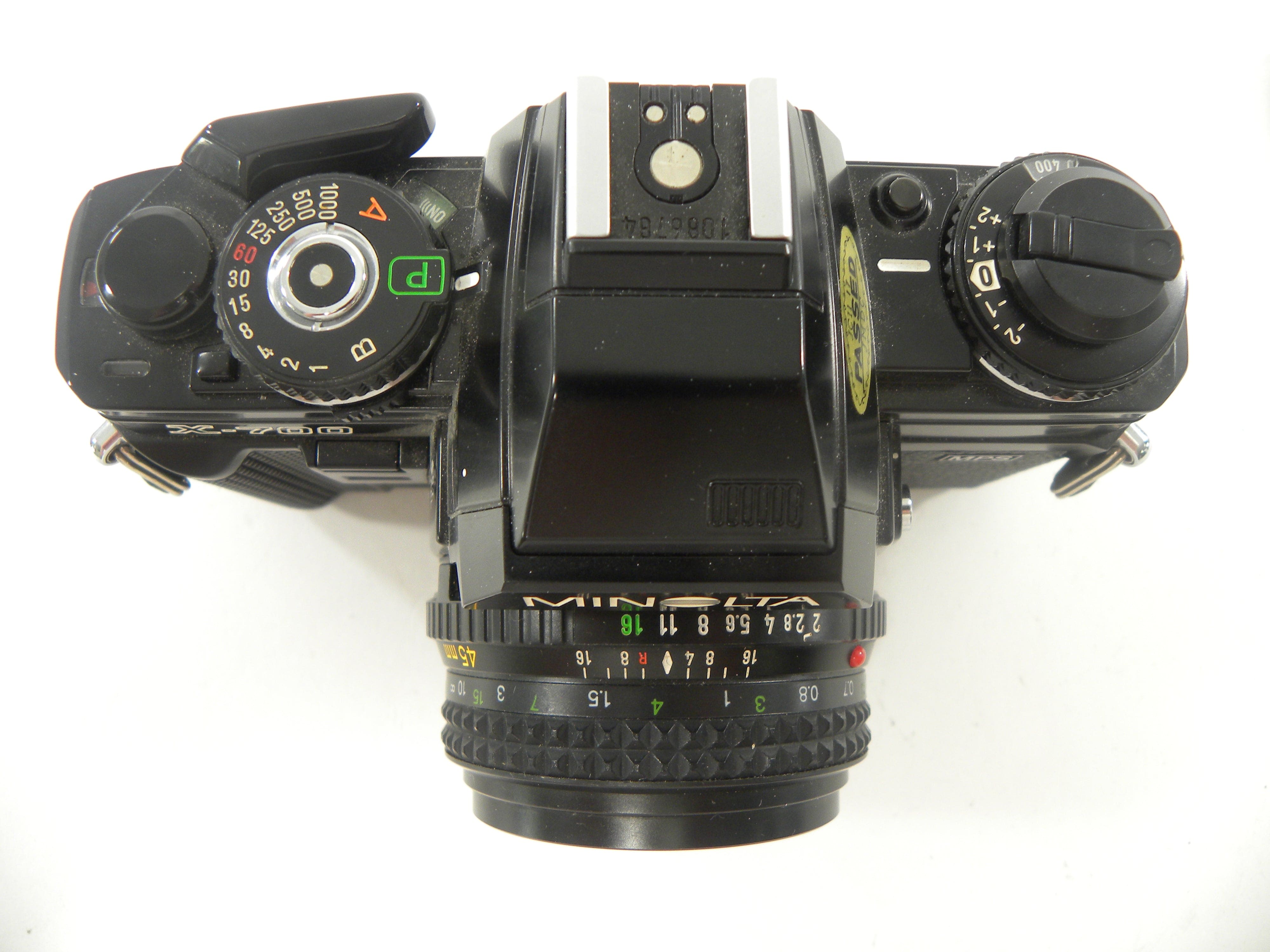 Minolta X-700 35mm SLR w/MD Rokkor-X 45mm f2