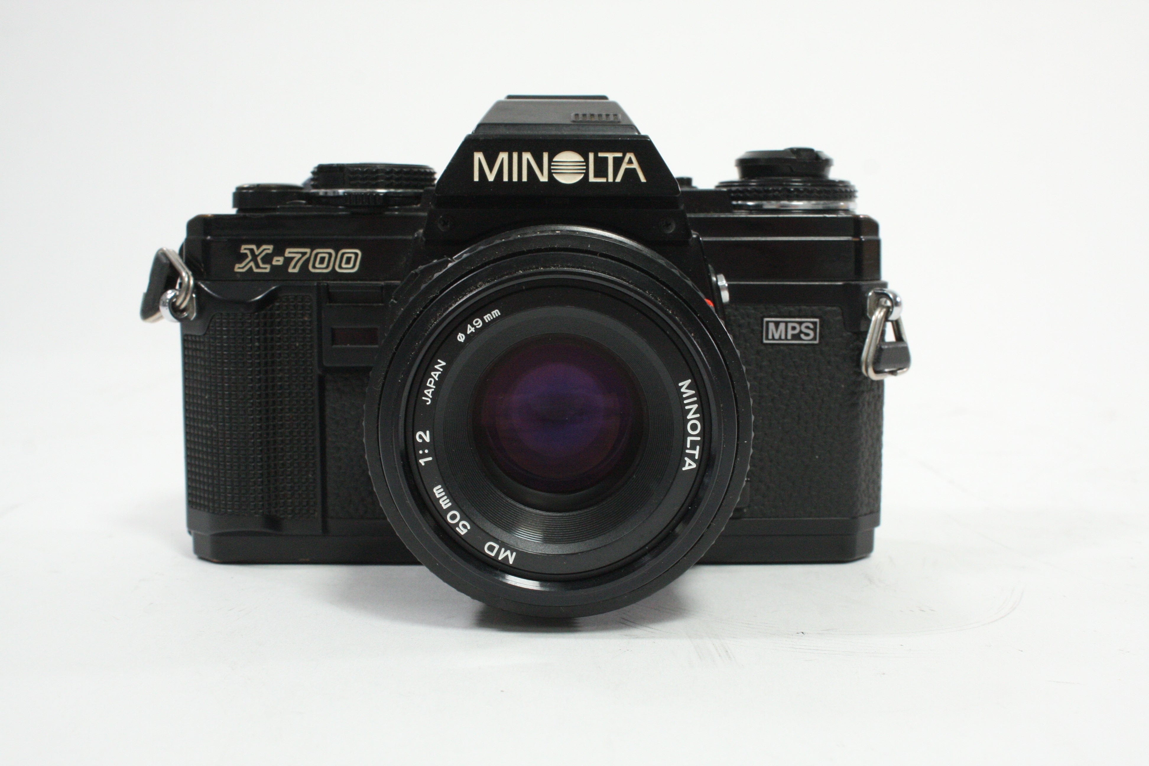 Minolta X-700 SLR Camera with 50mm f/2 MD Lens