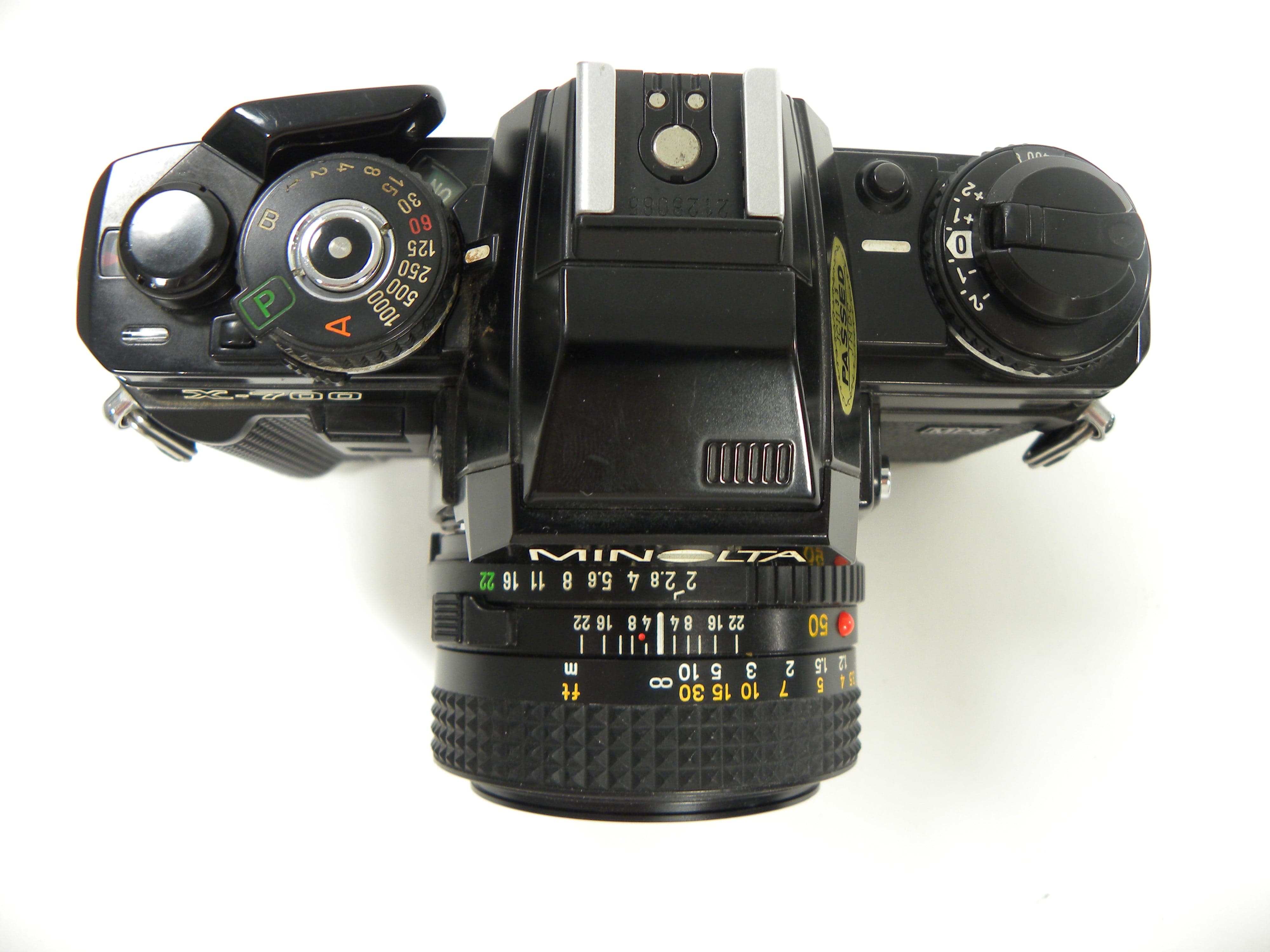 Minolta X-700 SLR Camera with 50mm f/2 MD Lens