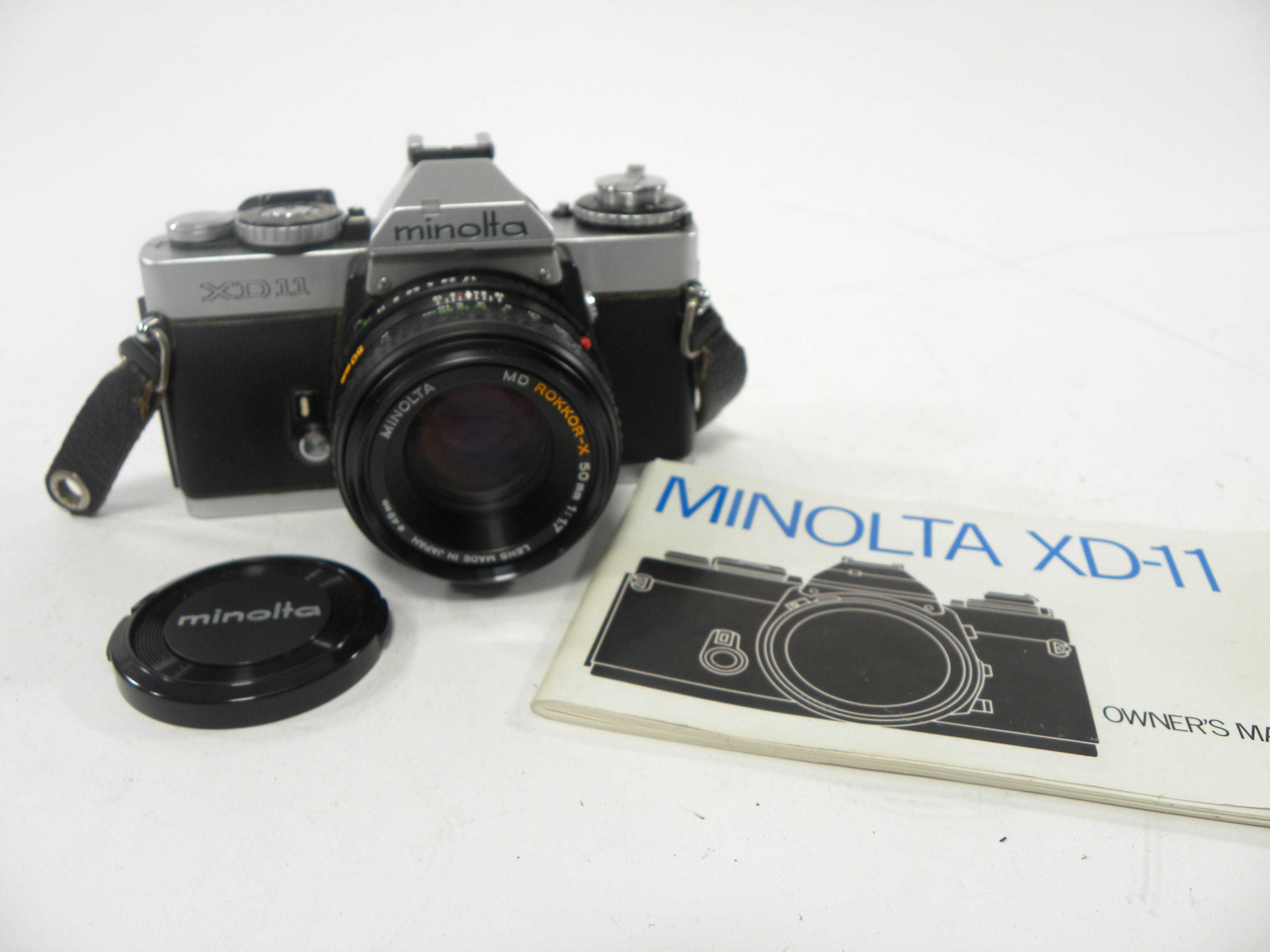 Minolta XD-11 35mm SLR w/MD Rokkor-X 50mm f1.7